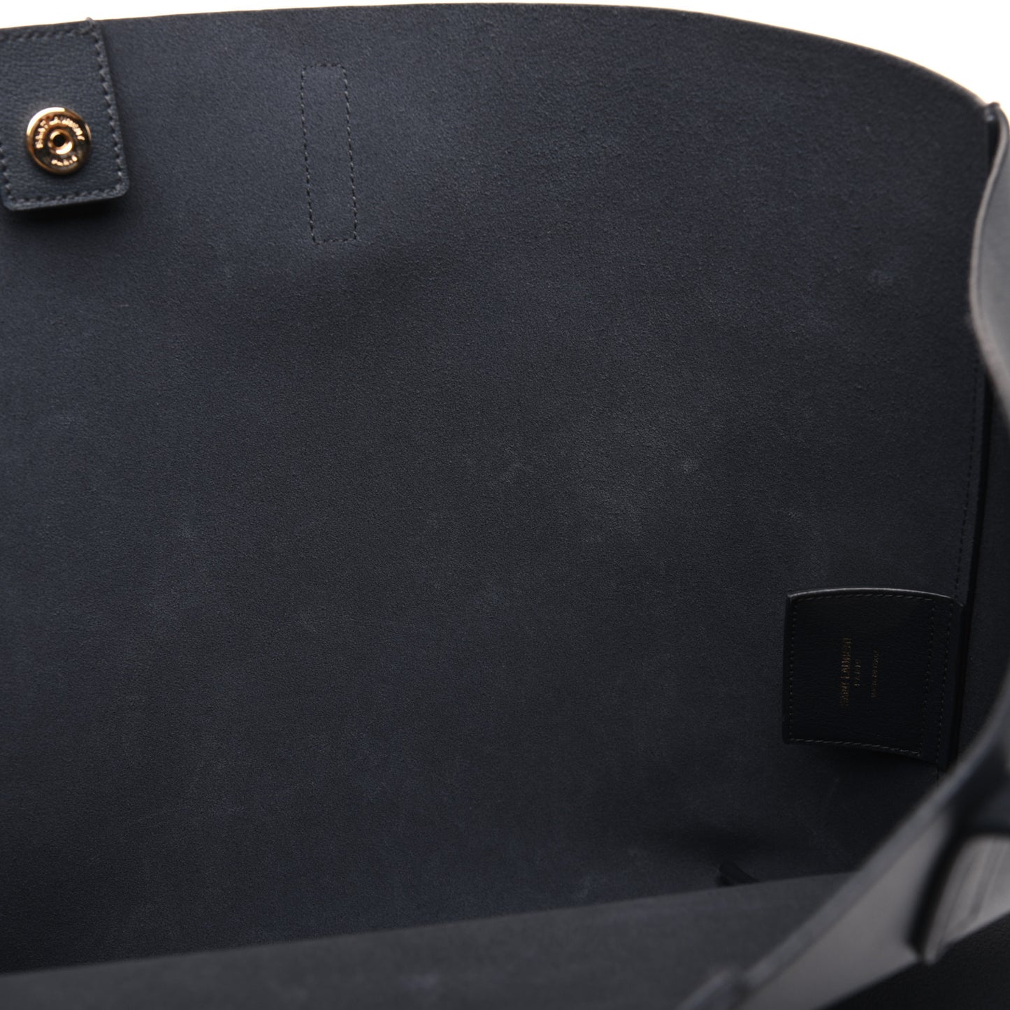 Calfskin Large Shopping Tote Navy