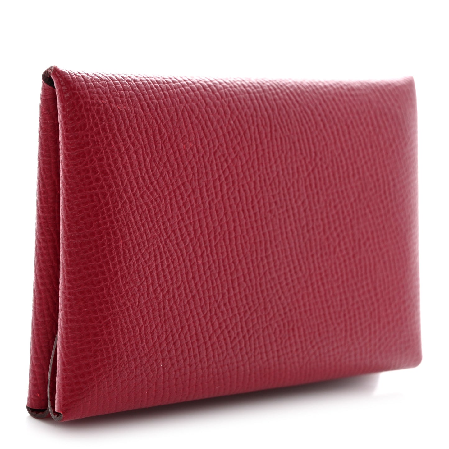 Epsom Calvi Duo Card Case Rubis