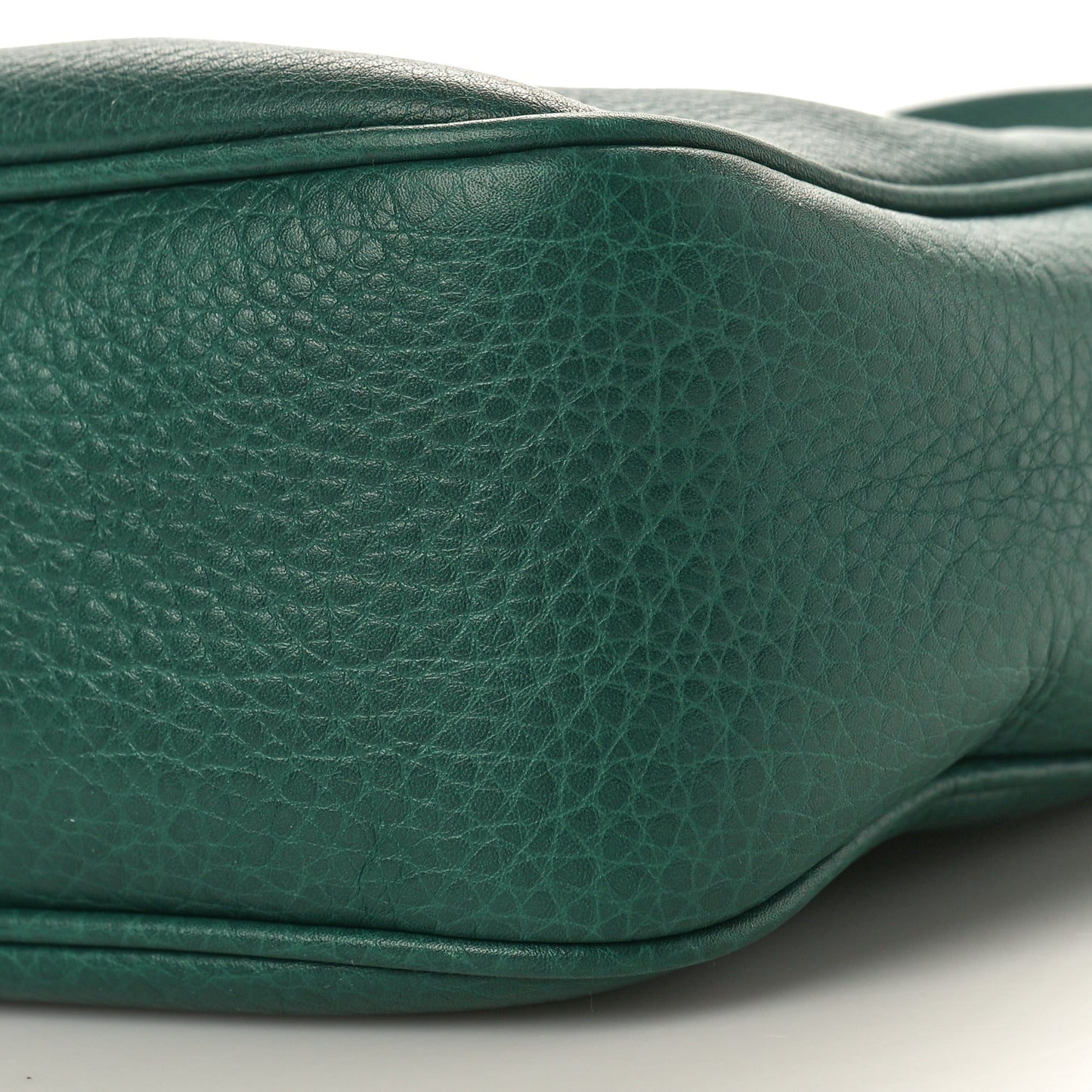 Pebbled Calfskin Small Soho Disco Bag Emerald Green