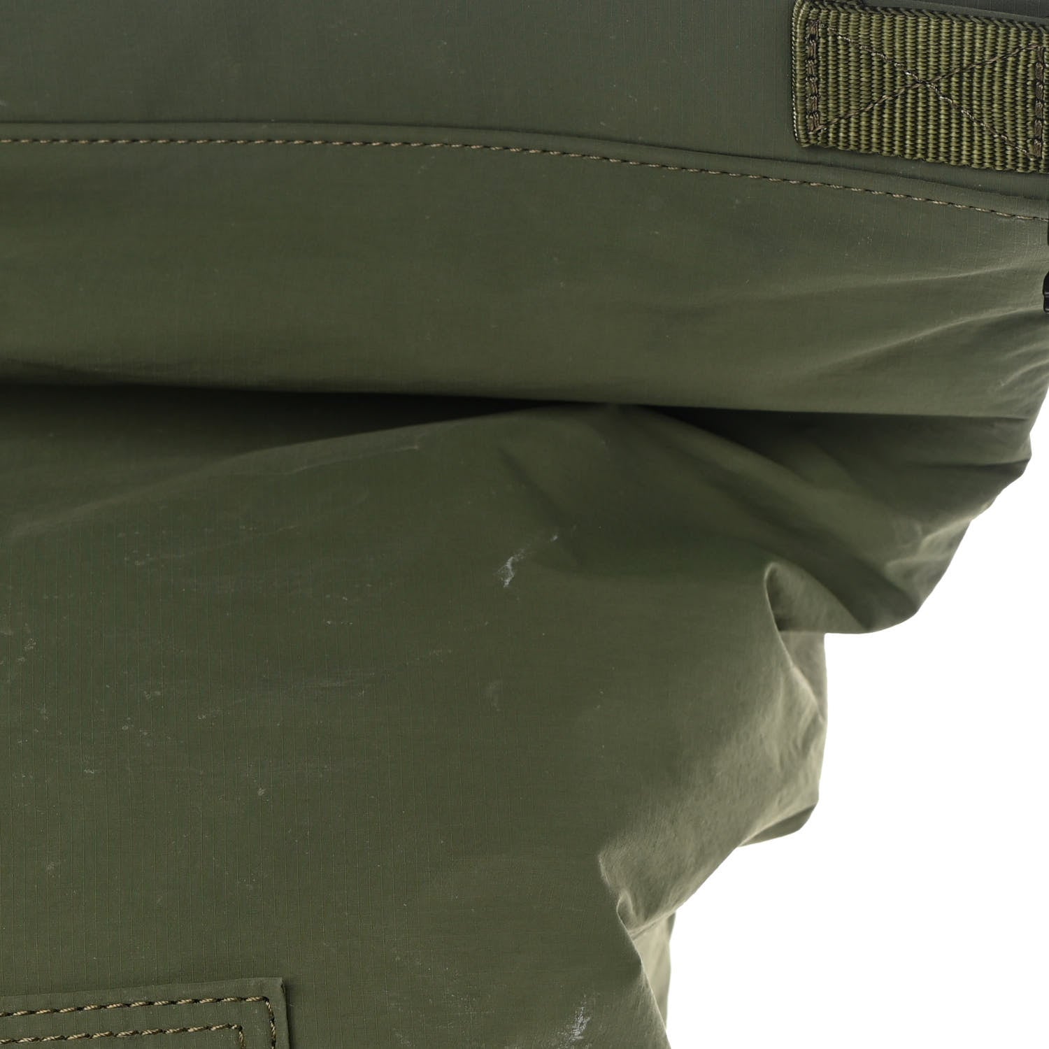 Loewe Recycled Nylon Eye/LOEWE/Nature Roll Top Backpack Khaki Green 10 of 15