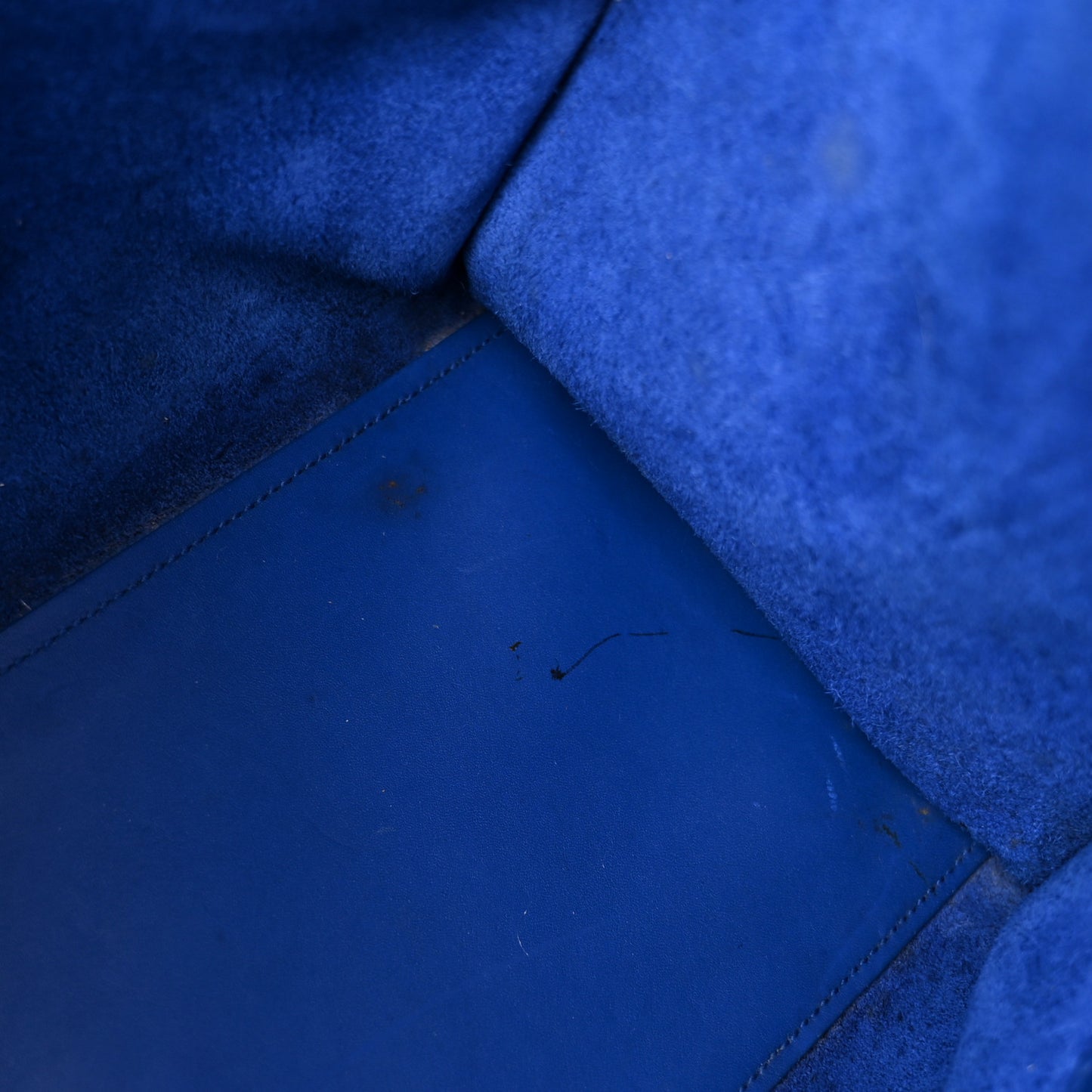 Calfskin Small Classic Y Cabas Royal Blue