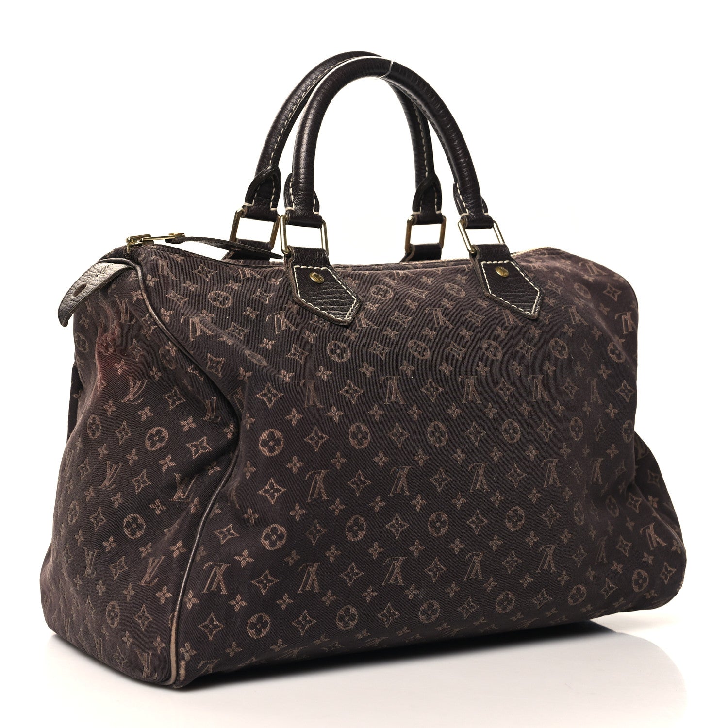 Louis Vuitton Mini Lin Speedy 30 Ebene 3 of 12