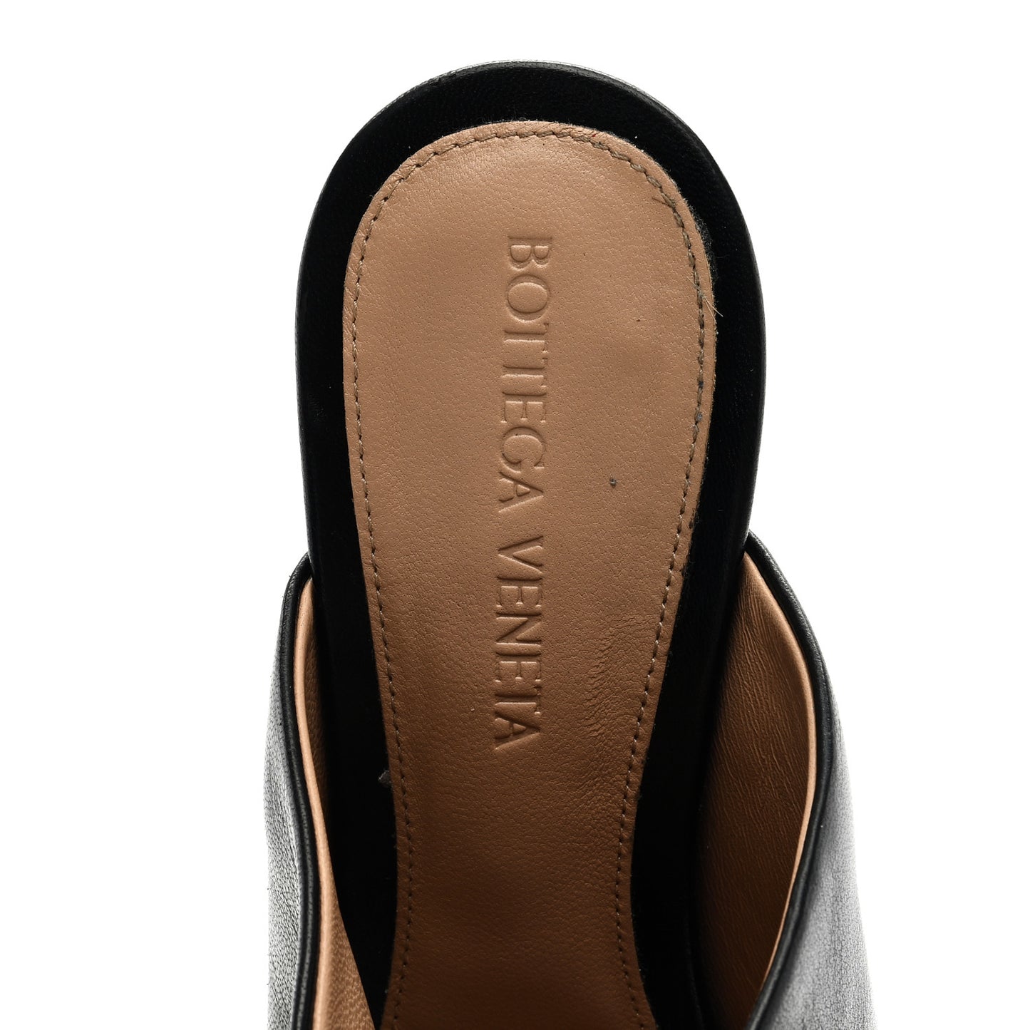 Lambskin Knot Mule Sandals 36 Black