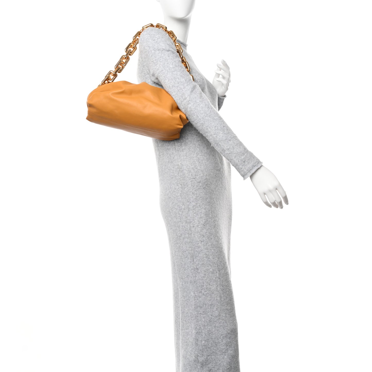 Calfskin The Pouch Chain Ocra
