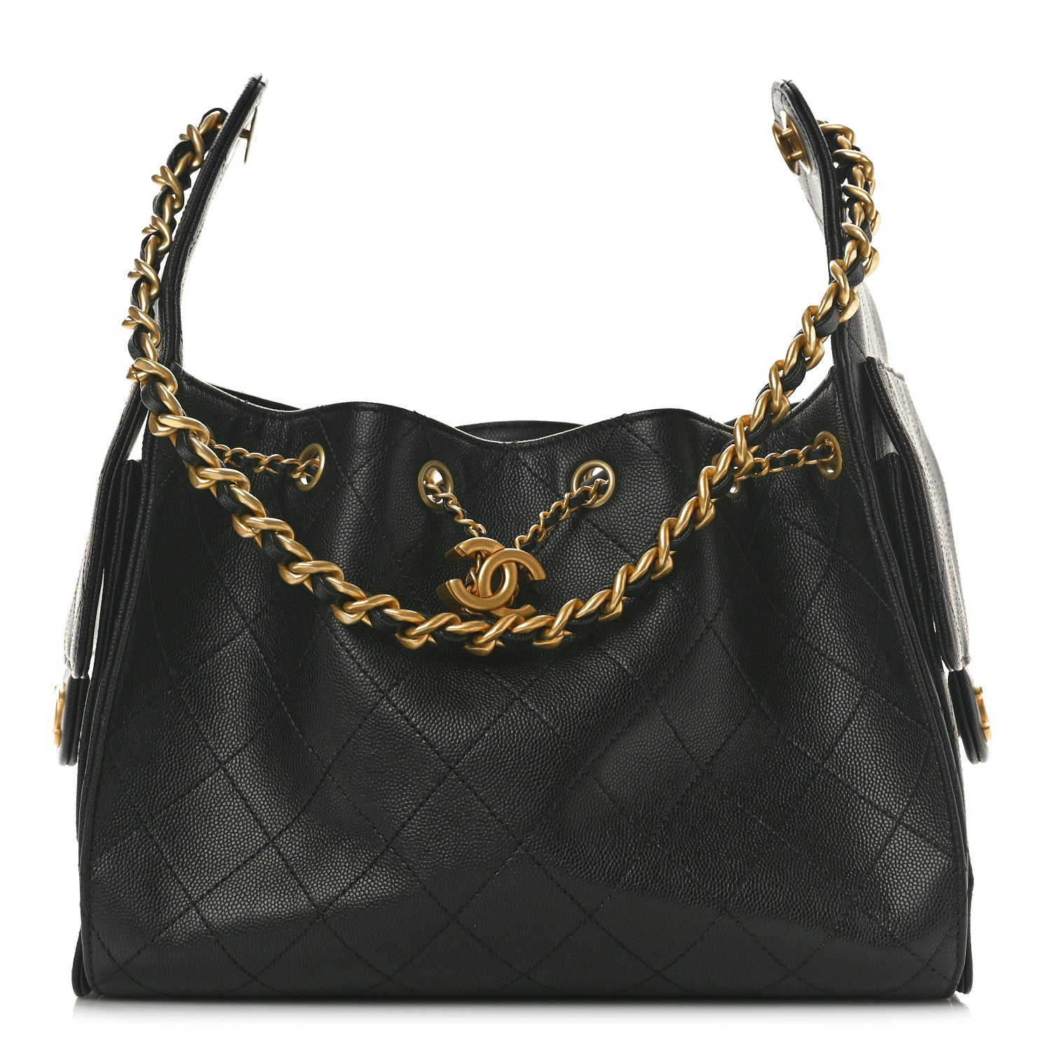 Chanel Caviar Quilted Small Chanel 25 Handbag Black 1 of 9