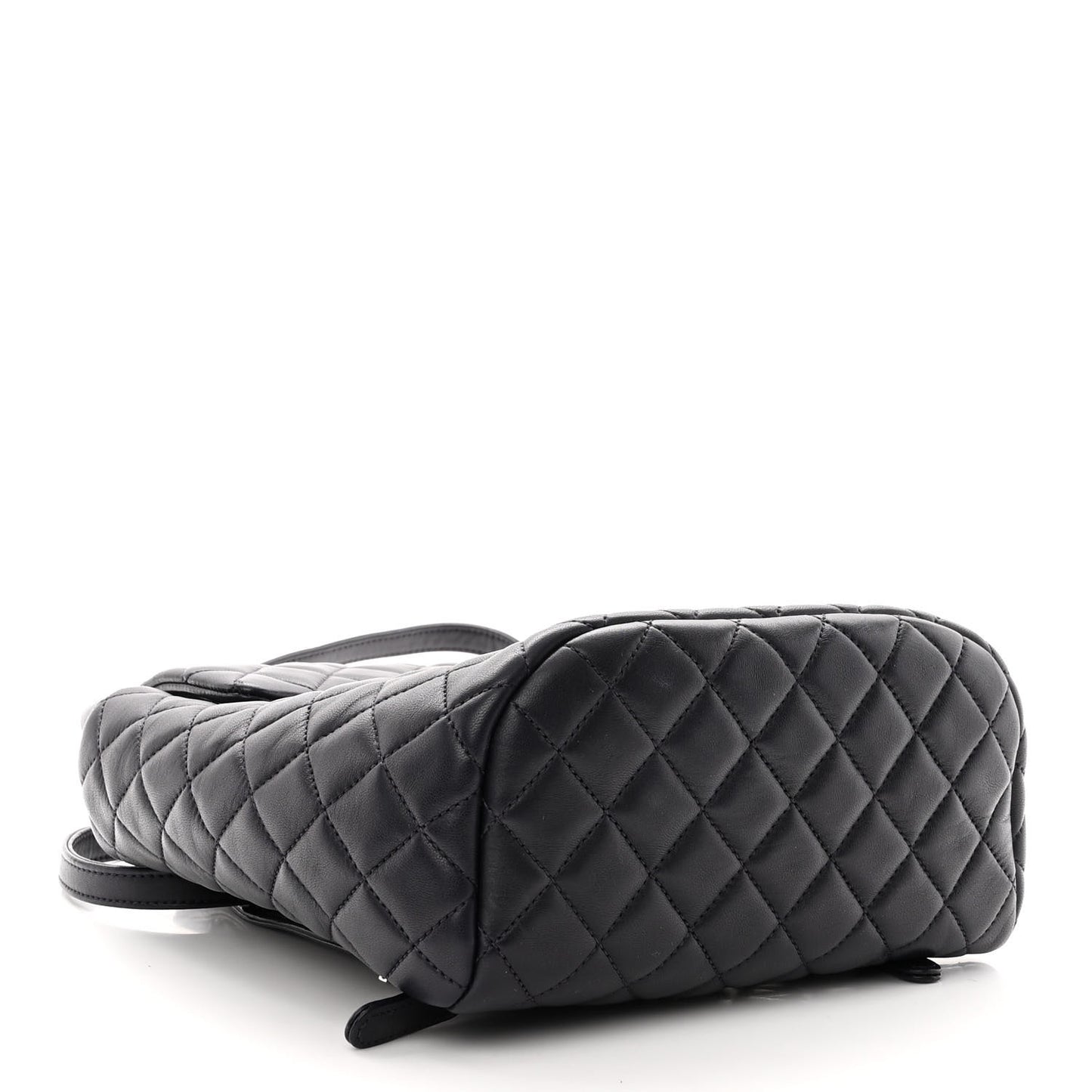 Lambskin Quilted Small Urban Spirit Backpack Navy