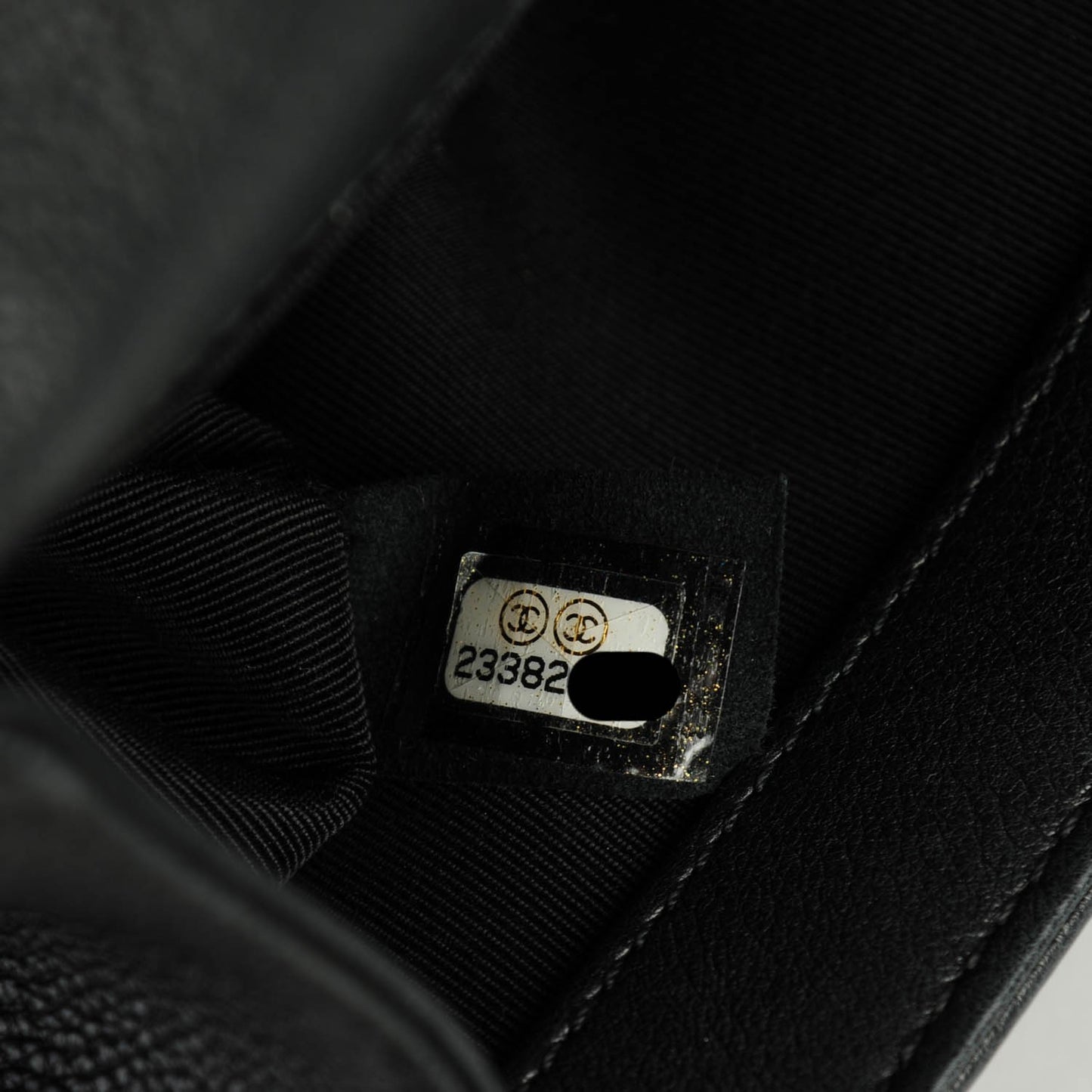 Calfskin Quilted Medium Boy Flap Black