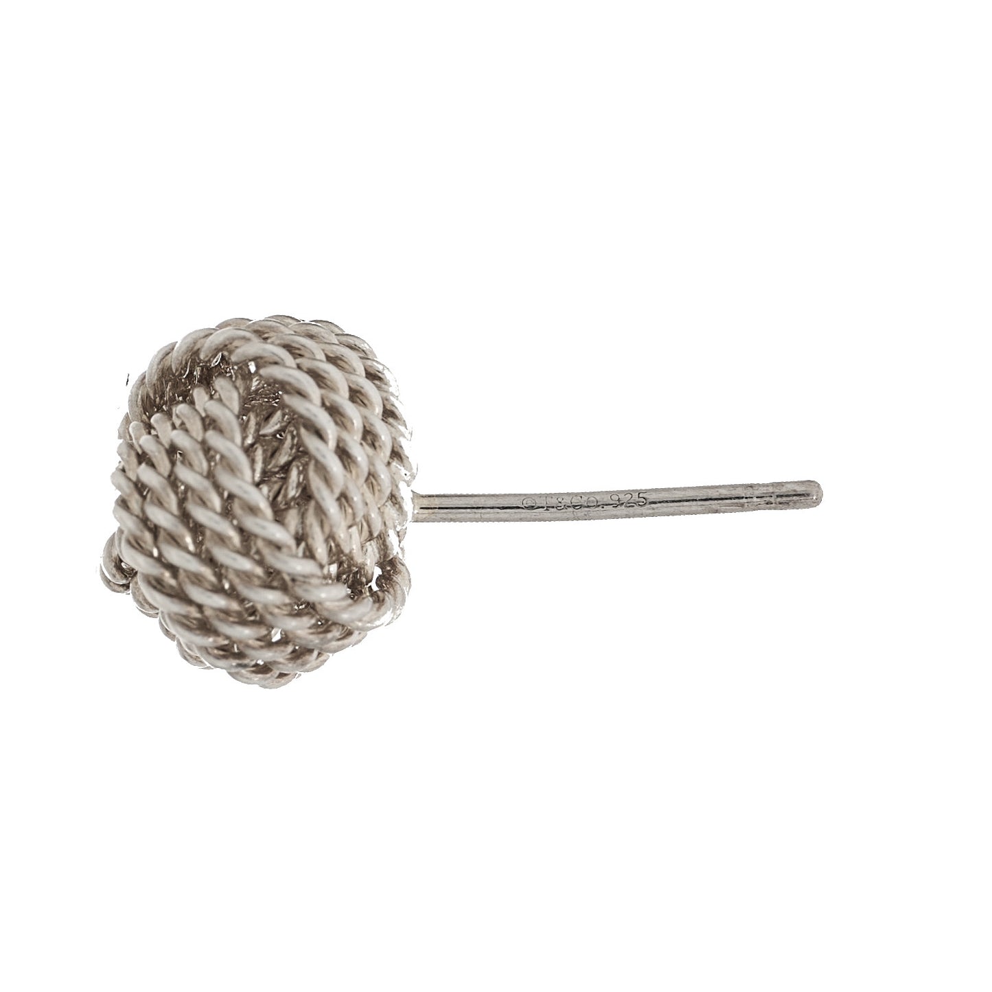 Sterling Silver Twist Knot Earrings