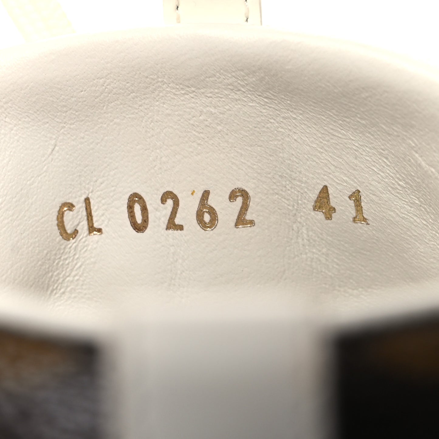 Calfskin Monogram Run Away Sneakers 41 White