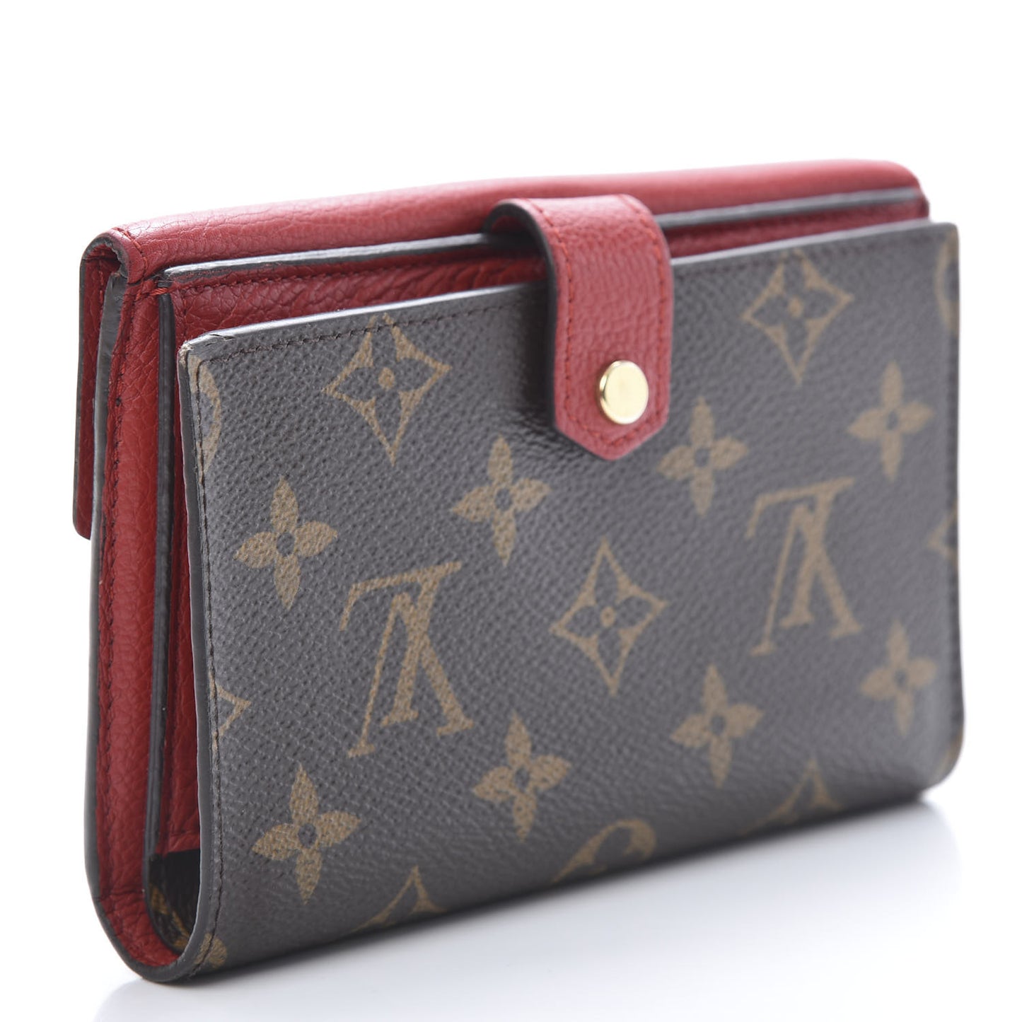 Monogram Pallas Compact Wallet Cherry