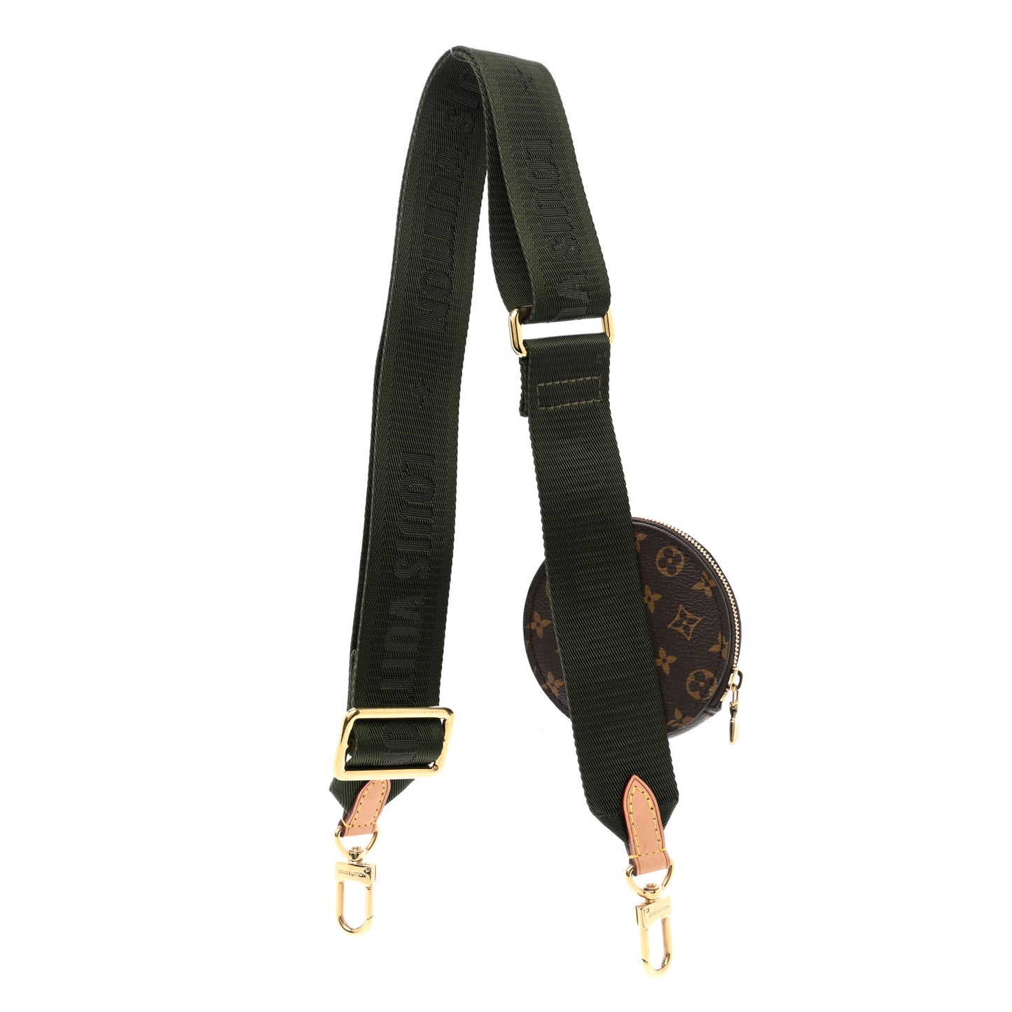 Monogram Multi Pochette Accessories Bandouliere Shoulder Strap Kaki