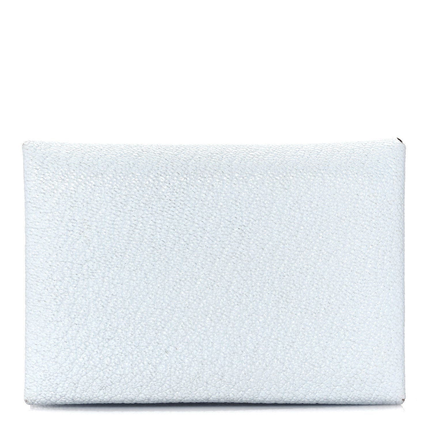 Hermes Chevre Mysore Verso Calvi Duo Card Case Bleu Brume Cuivre 1 of 9