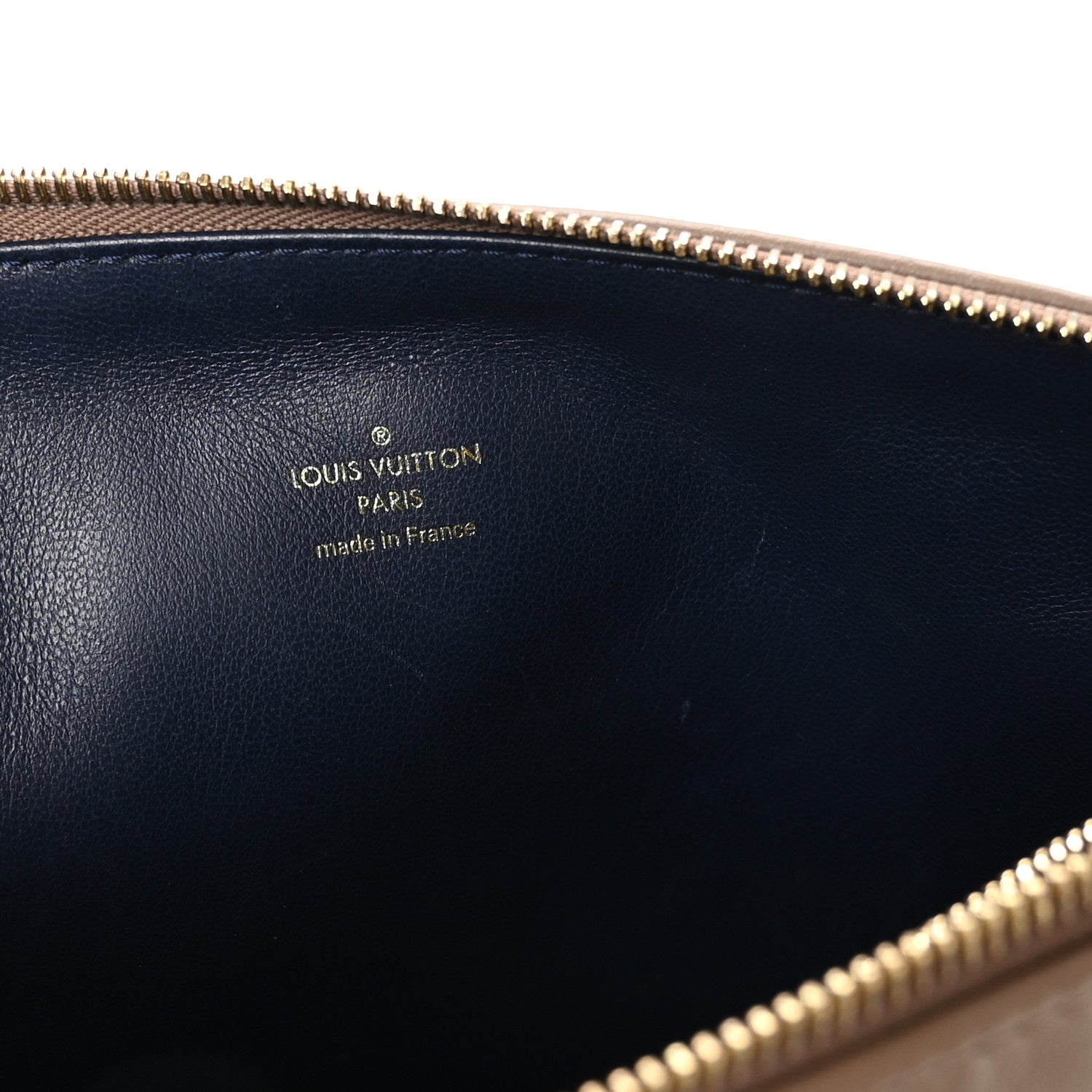 Louis Vuitton Lambskin Embossed Monogram Coussin MM Taupe 6 of 10