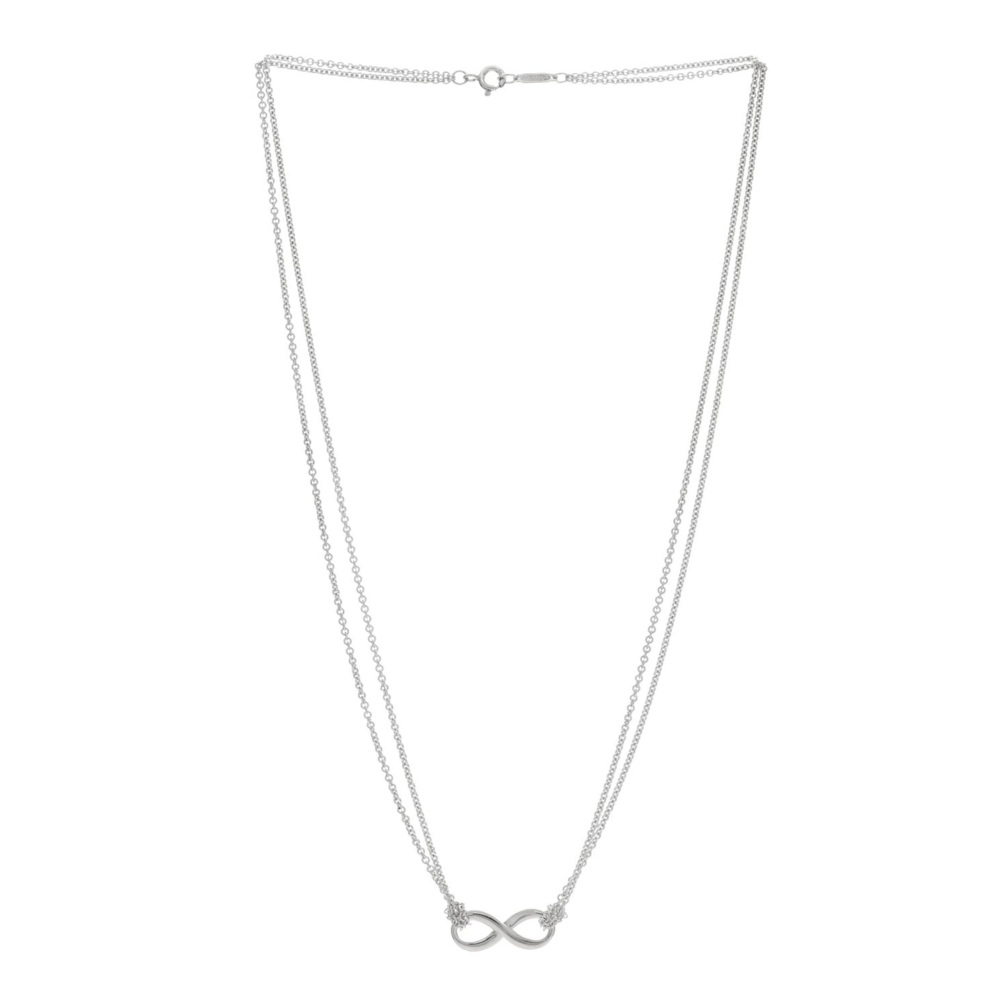 Sterling Silver Infinity Pendant Necklace