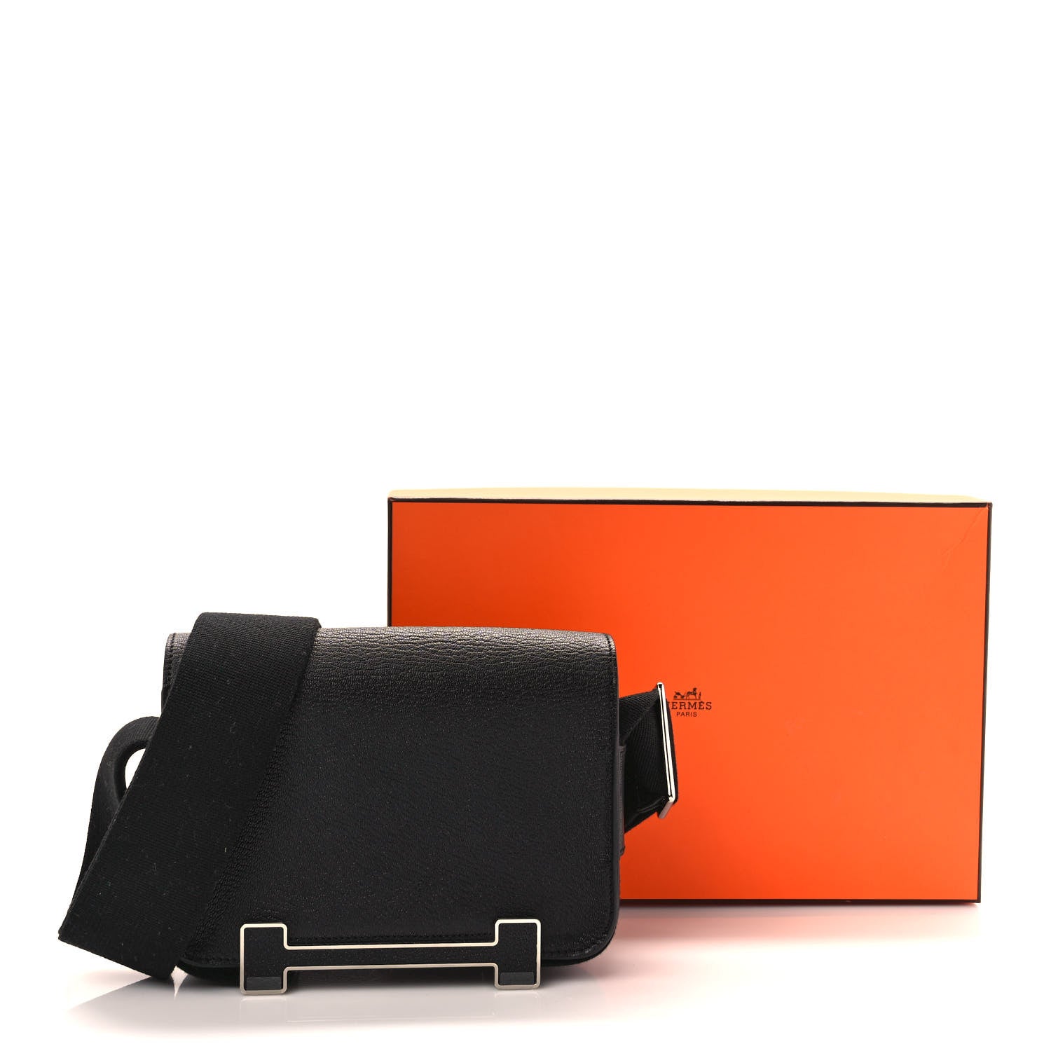 Hermes Chevre Mysore Geta Black 9 of 9