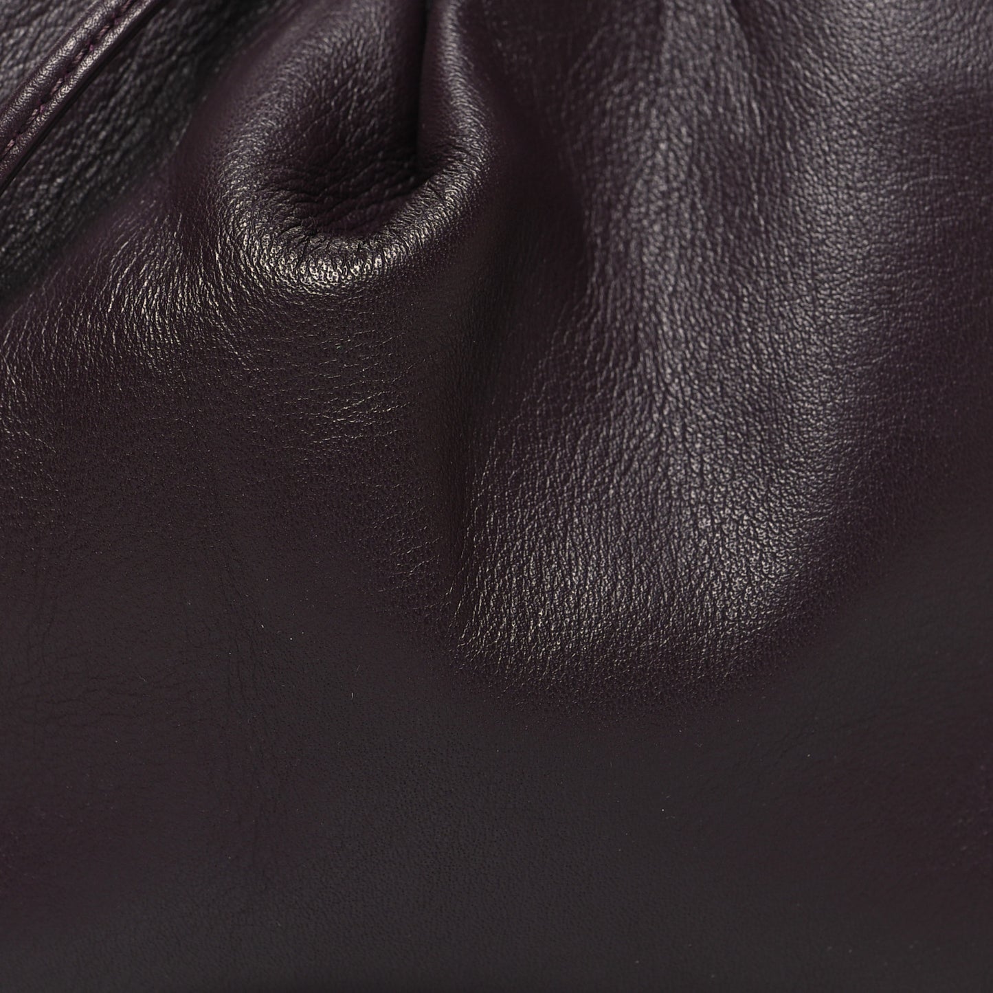 Butter Calfskin The Mini Pouch Grape