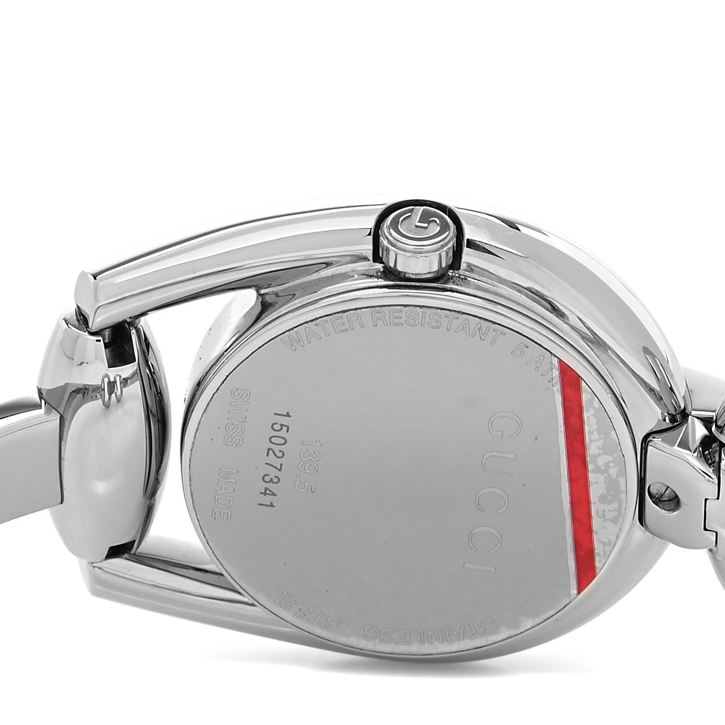 Stainless Steel 28mm Horsebit Quartz Watch Black