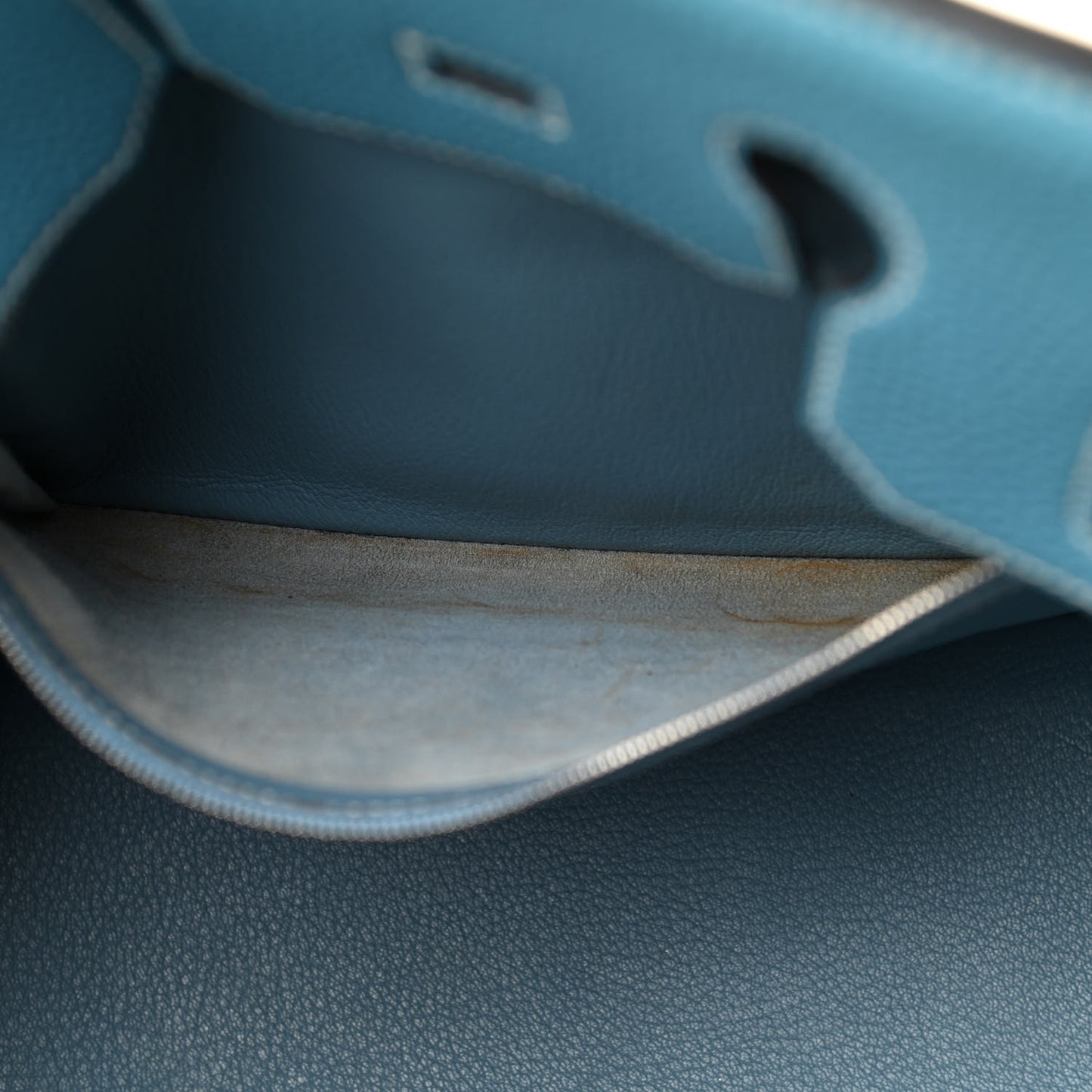 Togo Birkin 35 Blue Jean