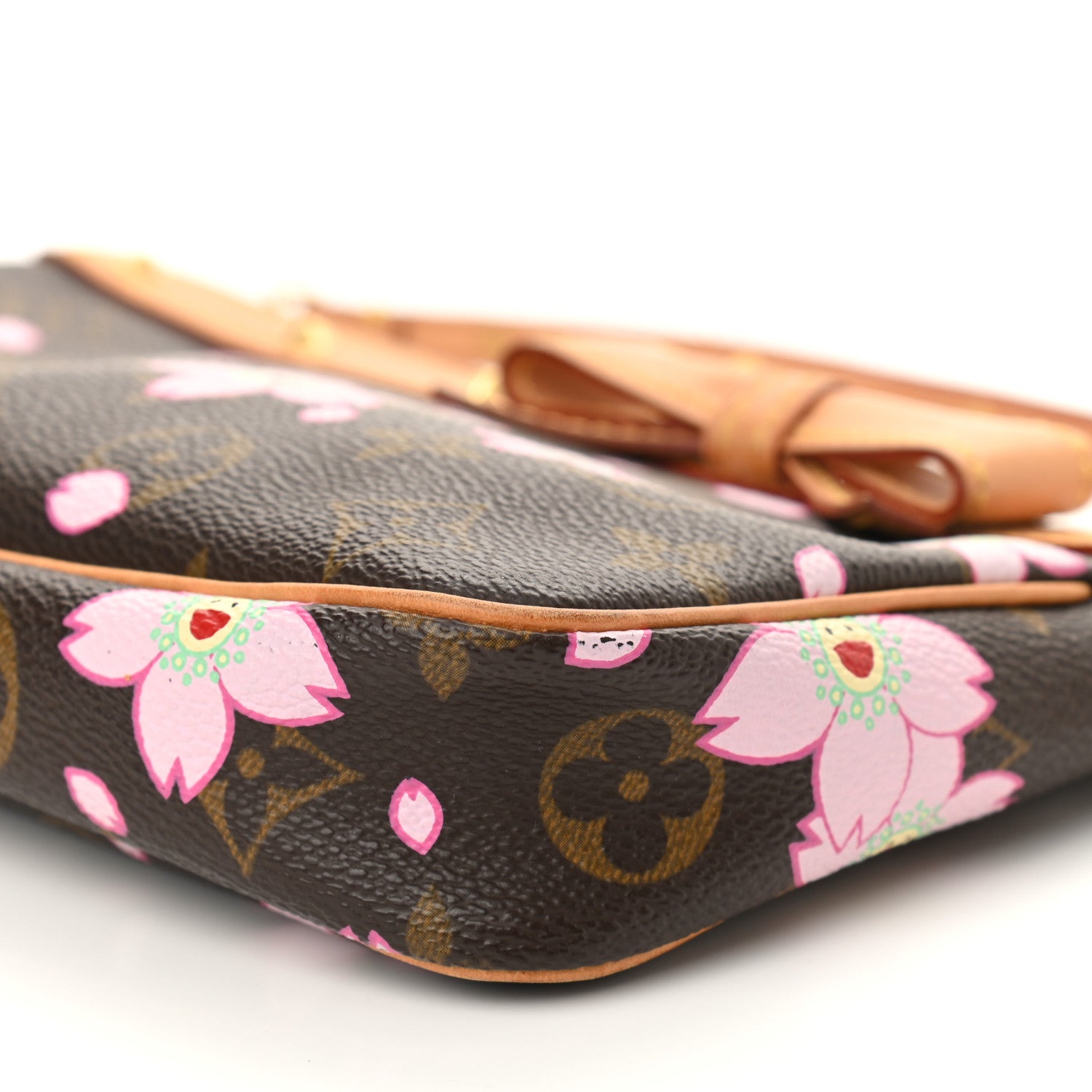 Louis Vuitton Monogram Cherry Blossom Pochette Accessories Brown 9 of 10