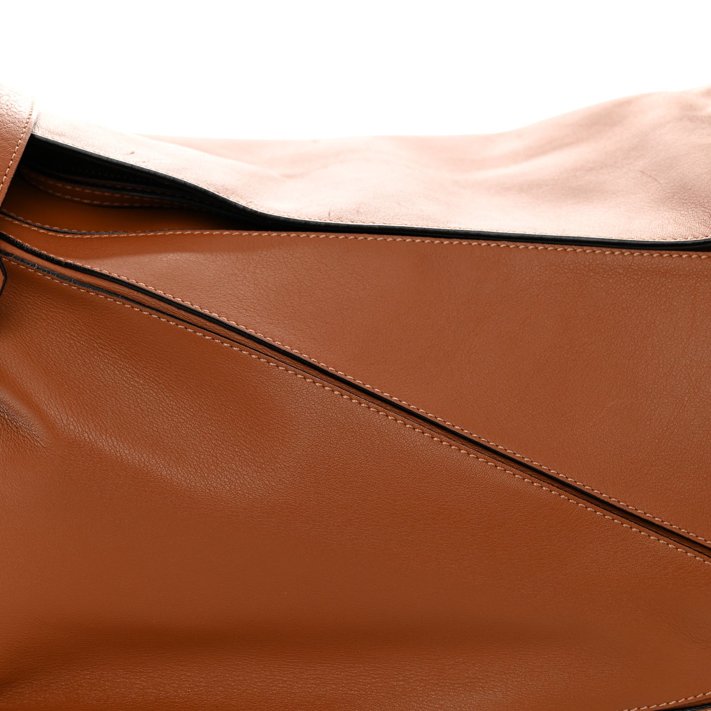 Calfskin Large Puzzle Bag Tan