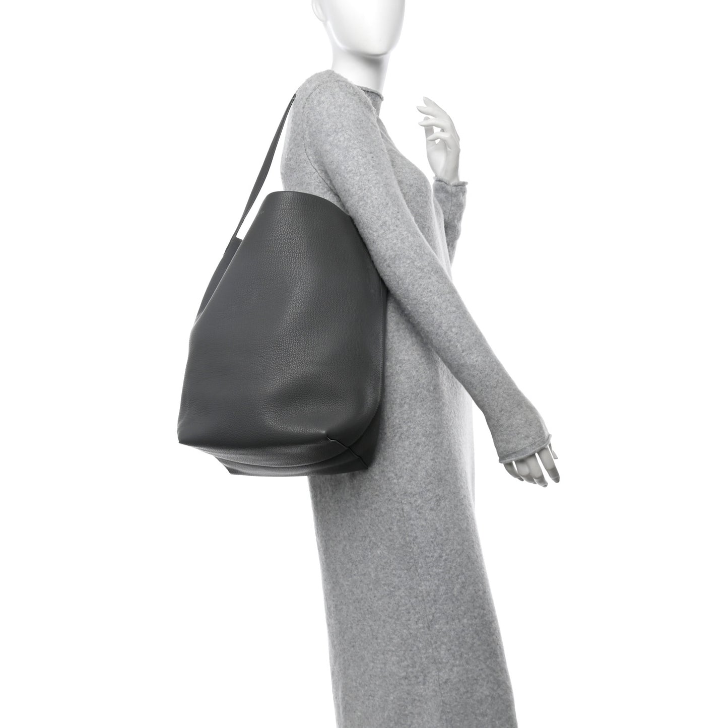 Grained Calfskin Large N/S Park Tote Elephant