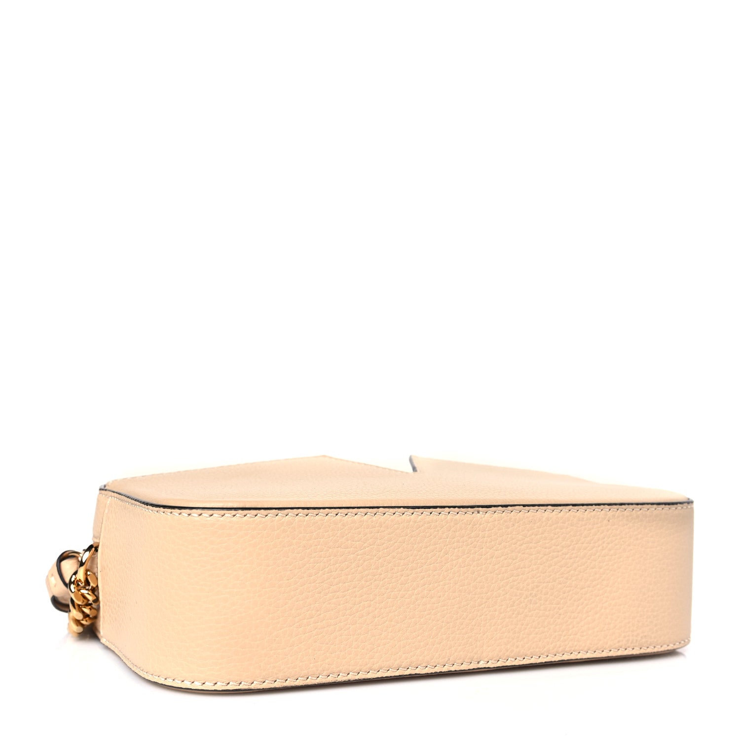 Versace Grainy Calfskin Virtus Small Camera Bag Beige 3 of 7