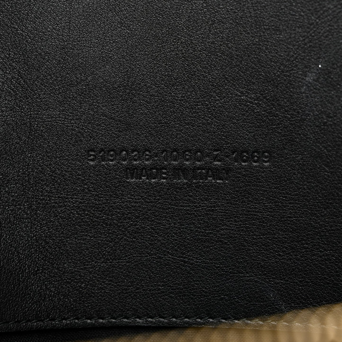 Calfskin Allover Logo M Ville Top Handle Bag Black