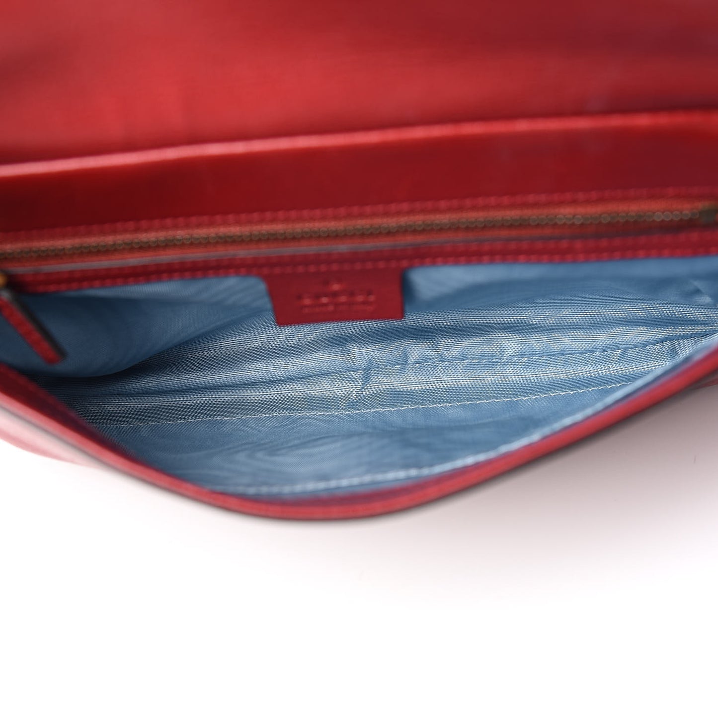 Calfskin Diagonal GG Medium Thiara Double Envelope Shoulder Bag Black Red