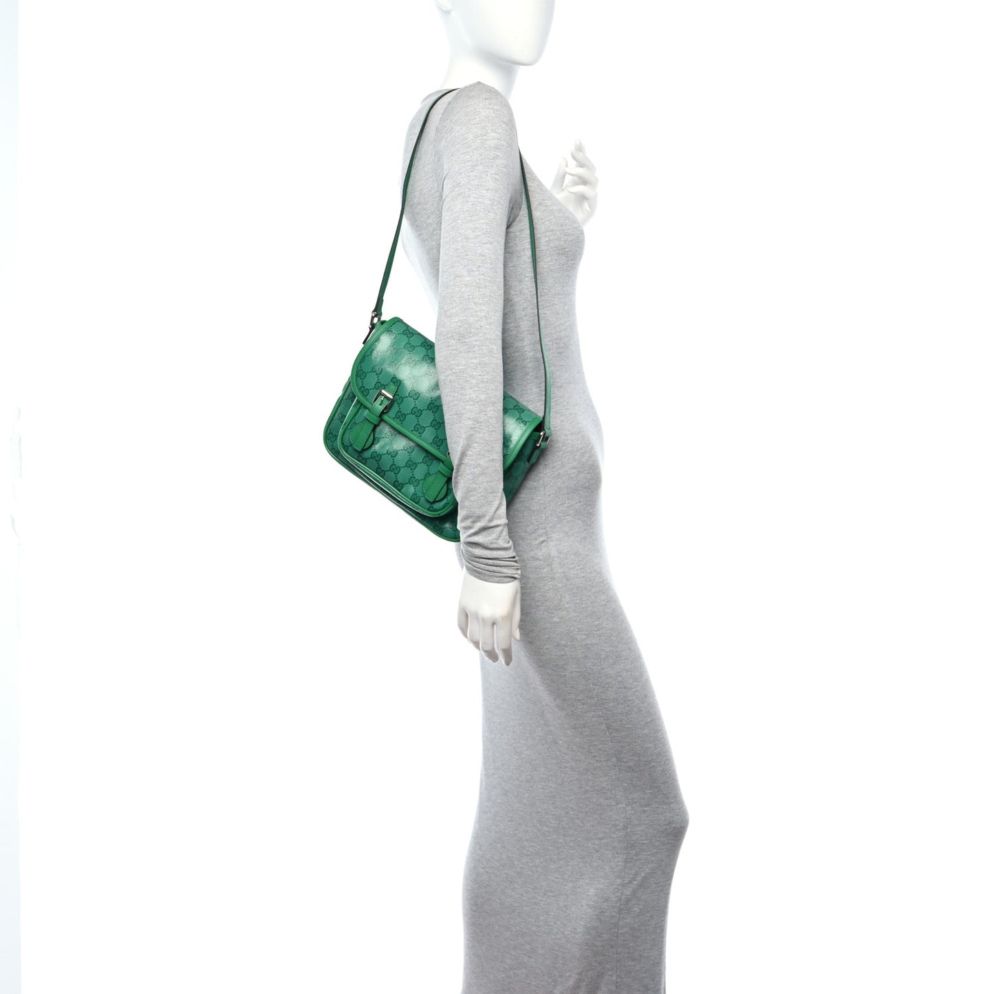 Monogram GG Childrens Messenger Bag Green
