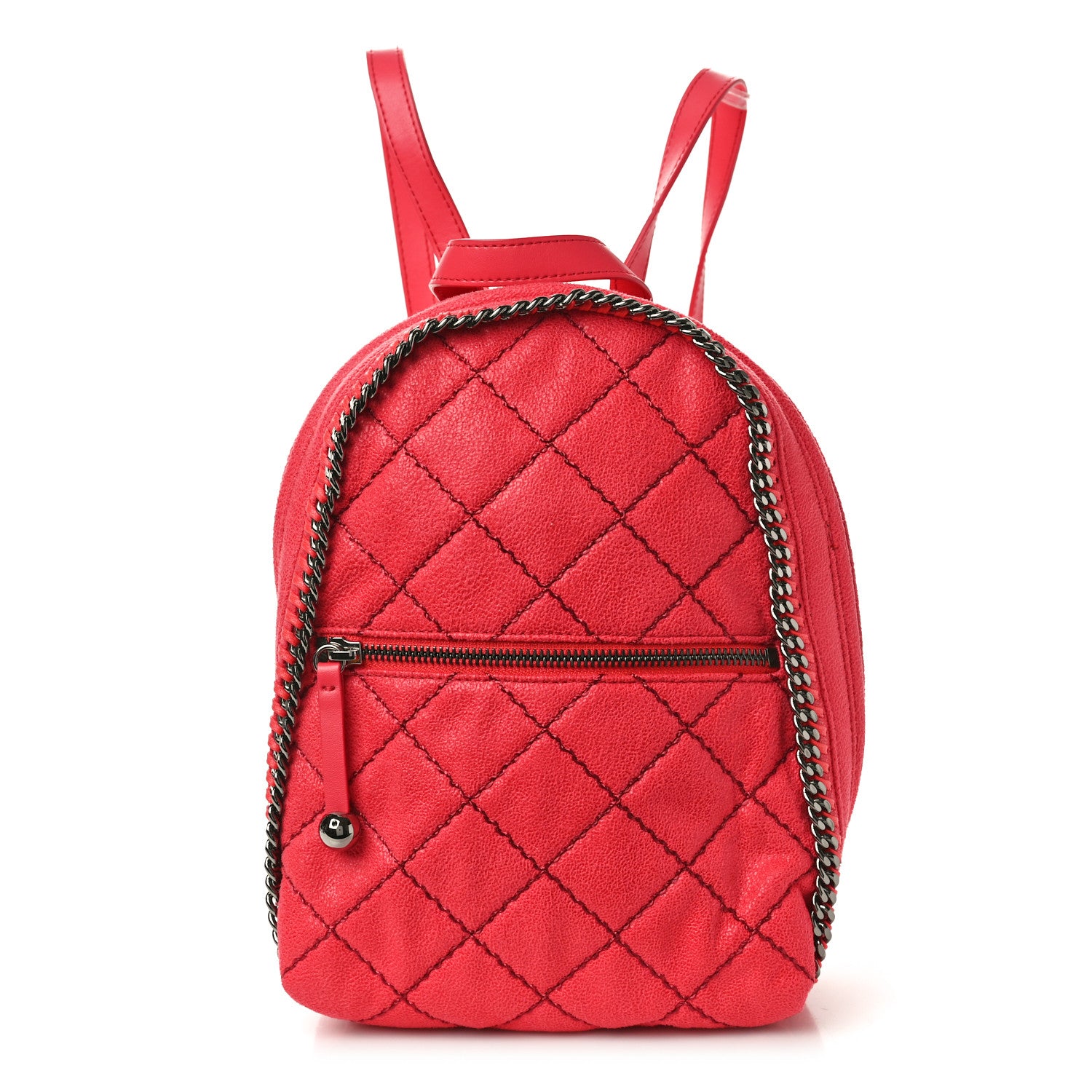 Stella McCartney Shaggy Deer Quilted Mini Falabella Backpack Pink Fluo 1540951 – FASHIONPHILE