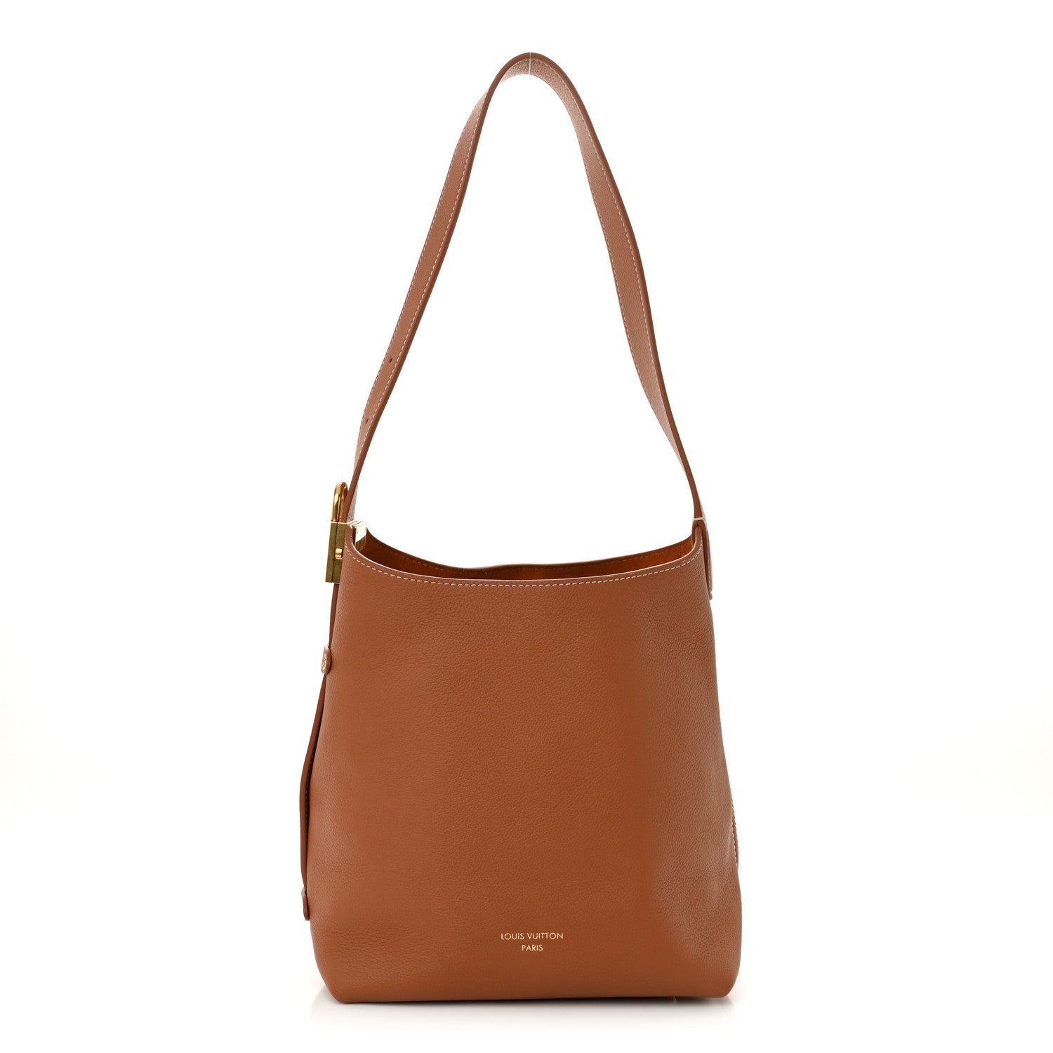 Louis Vuitton Grained Calfskin Low Key Hobo PM Cognac 1 of 10
