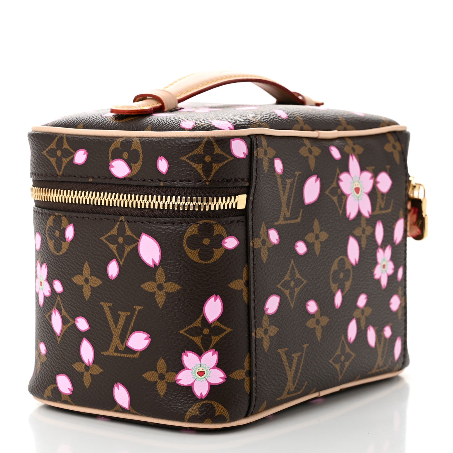 LV X TM Monogram Cherry Blossom Nice Mini Sakura Brown