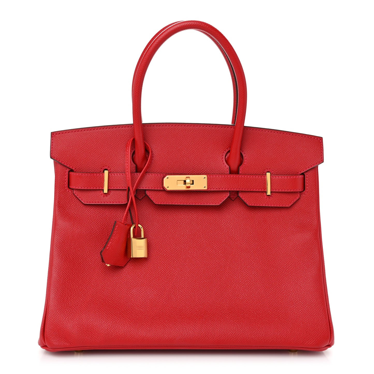 Epsom Birkin 30 Rouge Casaque