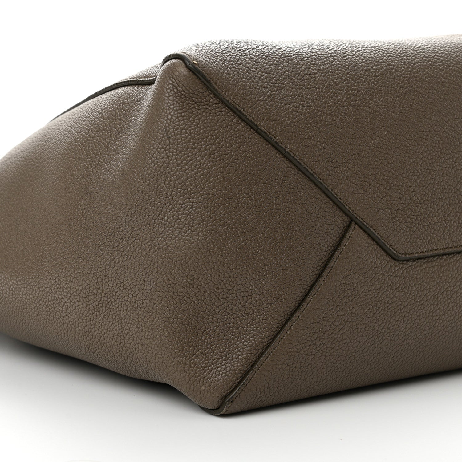 Celine Soft Grained Calfskin Small Belt Cabas Phantom Taupe 8 of 14