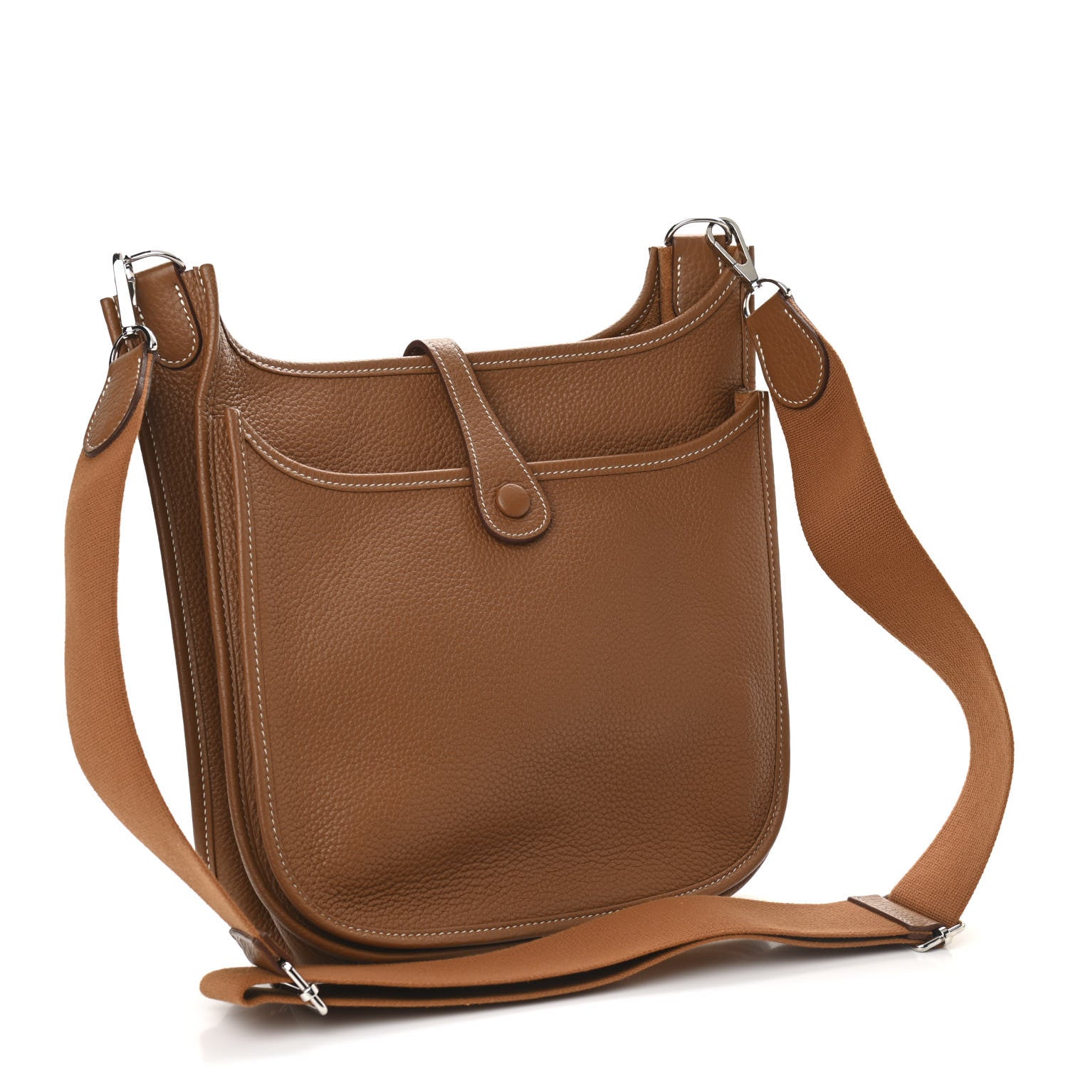 Hermes Taurillon Clemence Evelyne III PM Gold 3 of 10
