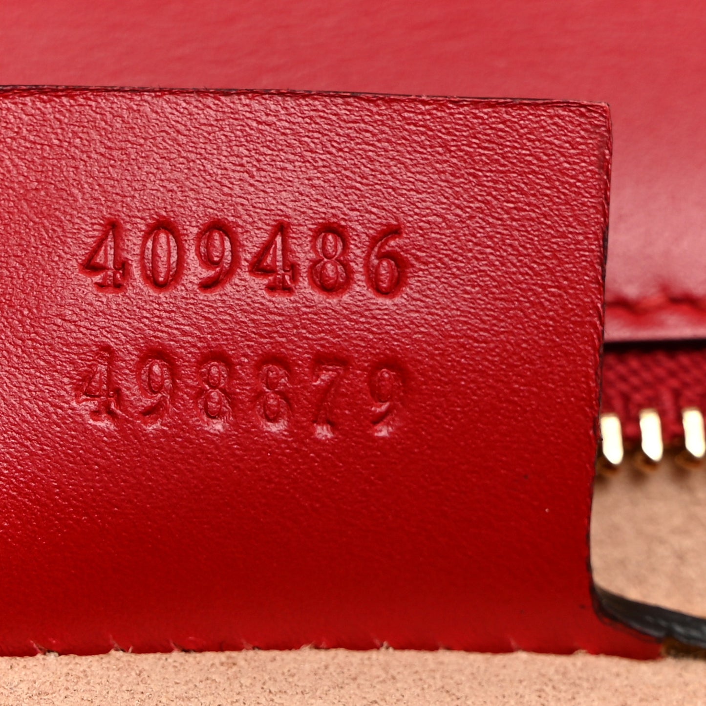 Guccissima Medium Padlock Shoulder Bag Hibiscus Red