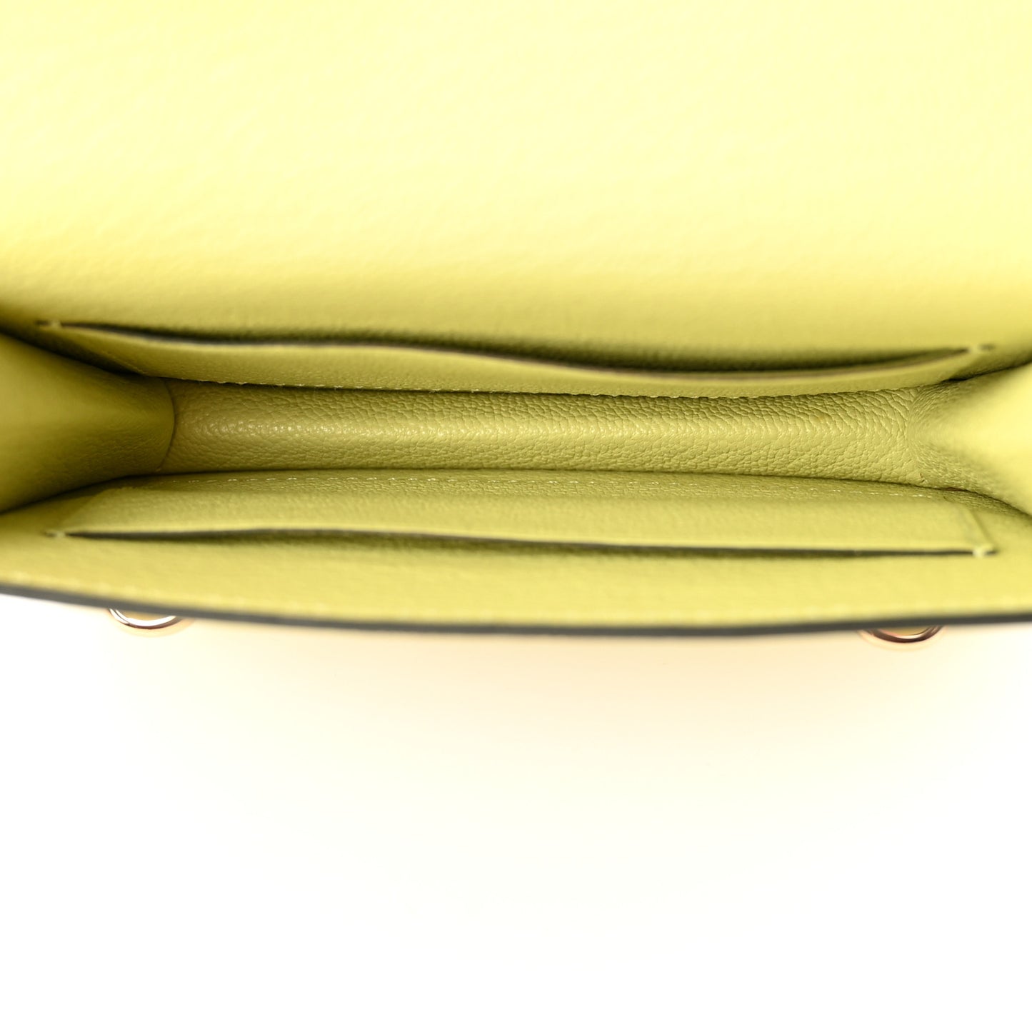 Chevre Mysore Roulis Slim Wallet Jaune Poussin