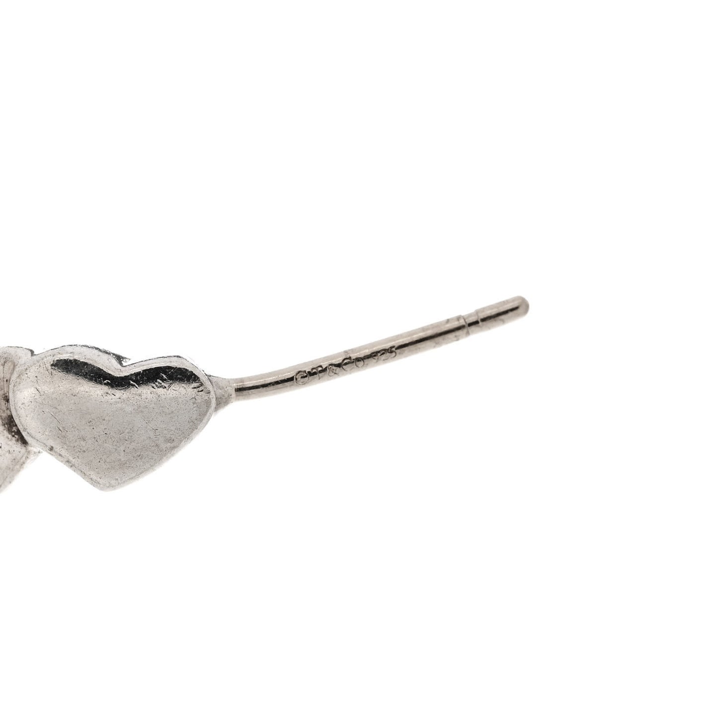 Sterling Silver Paloma Picasso Modern Hearts Hoop Earrings