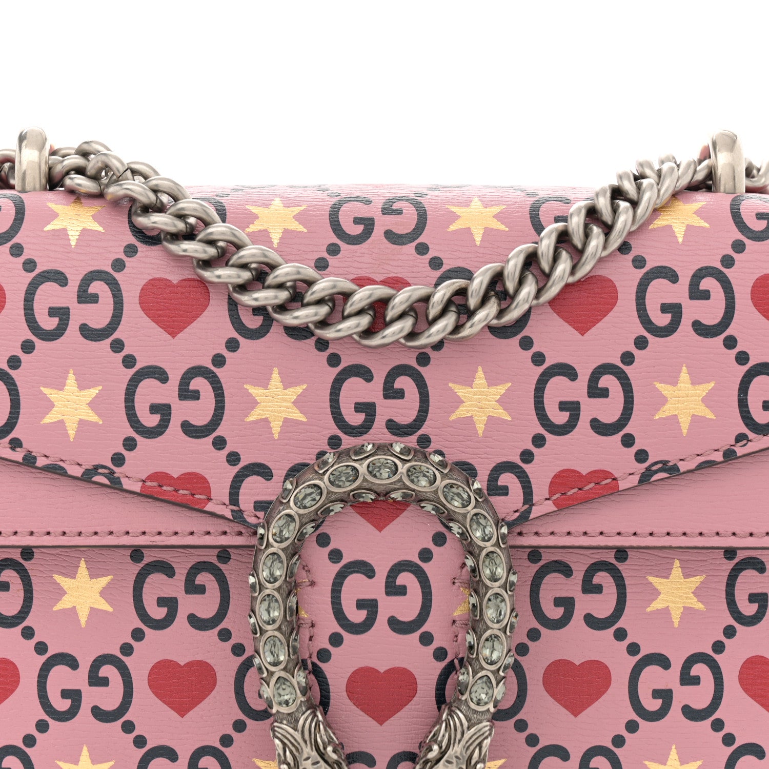 Gucci Calfskin Valentine's Day Exclusive Mini Dionysus Shoulder Bag 8 of 16
