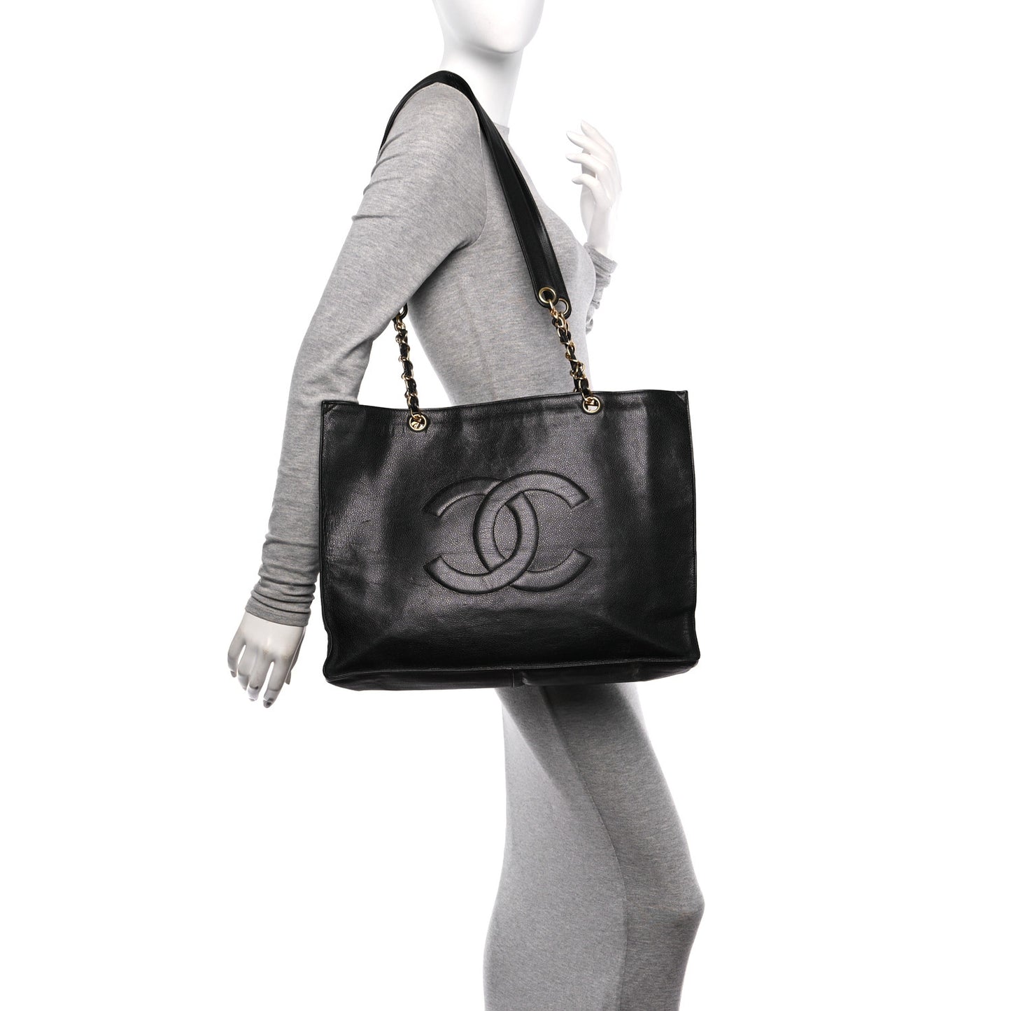Caviar CC Shopper Tote Black