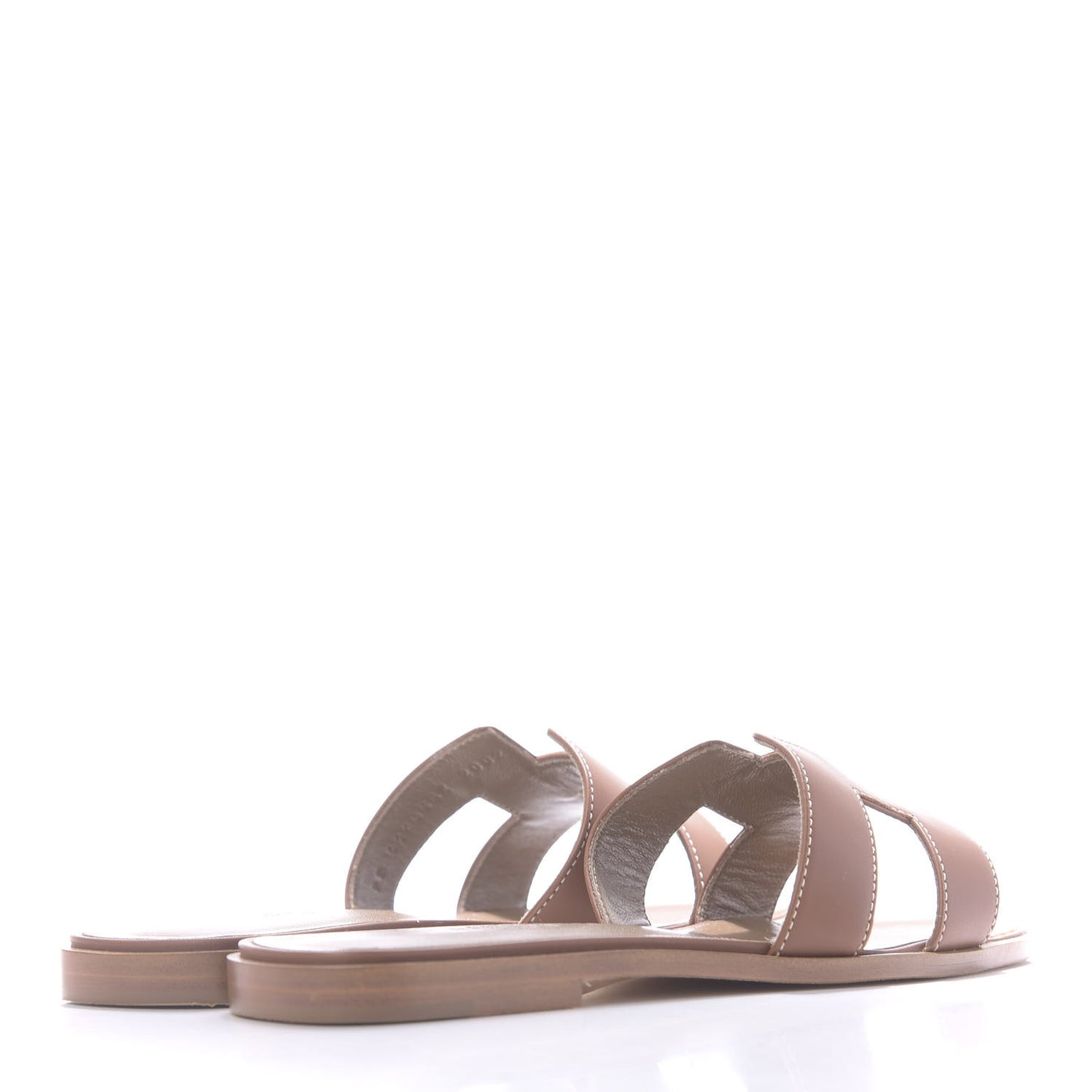 Box Calfskin Oran Sandals 38 Gold