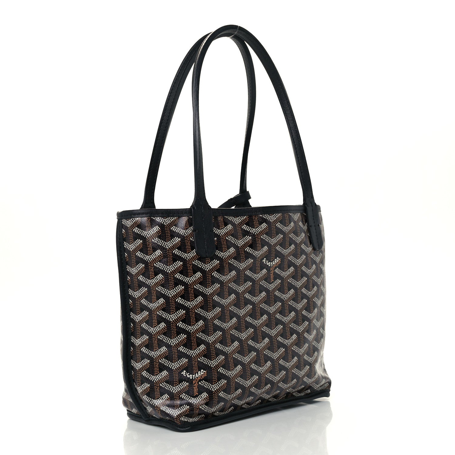 Goyard Goyardine Reversible Mini Anjou Black 3 of 9