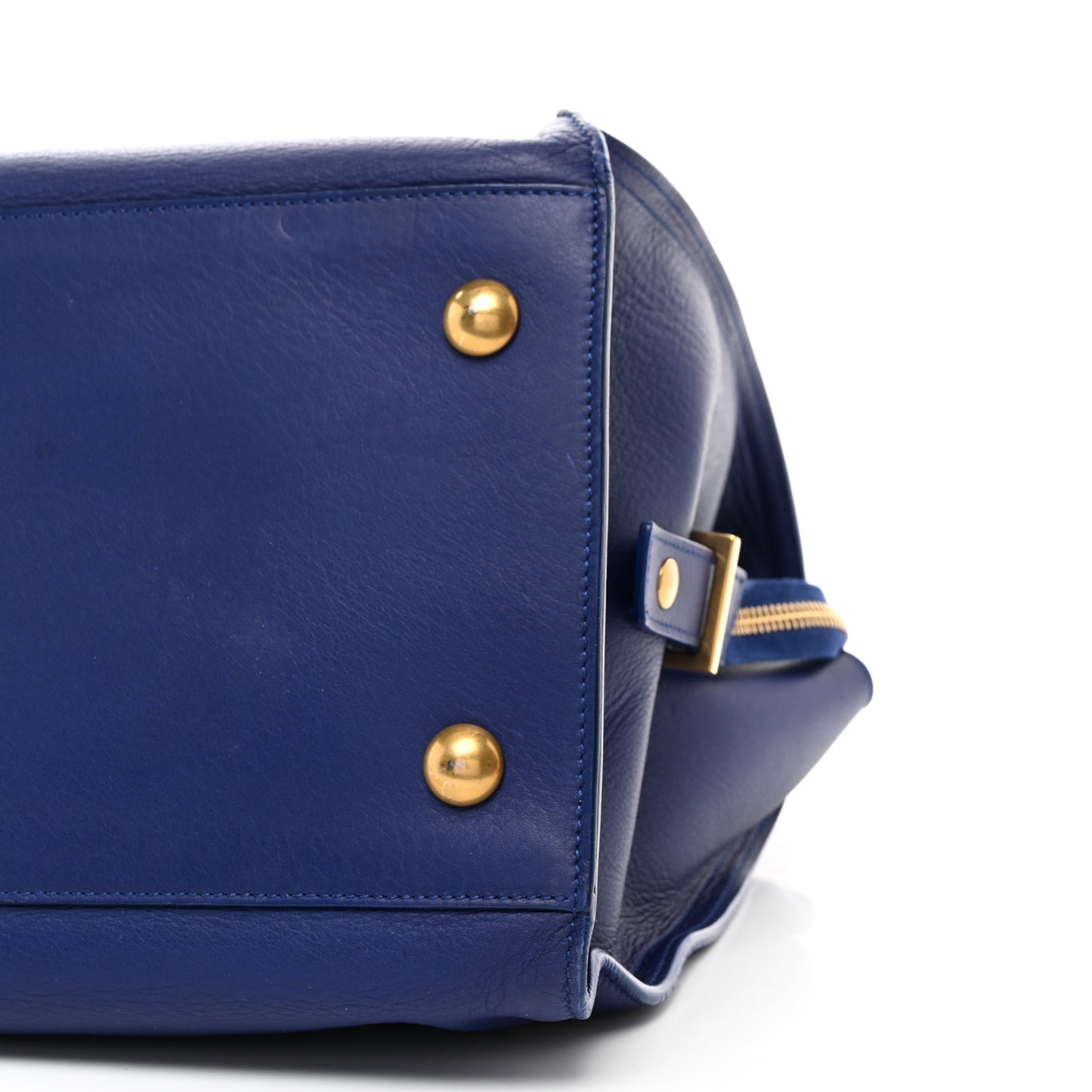 Calfskin Small Classic Y Cabas Navy