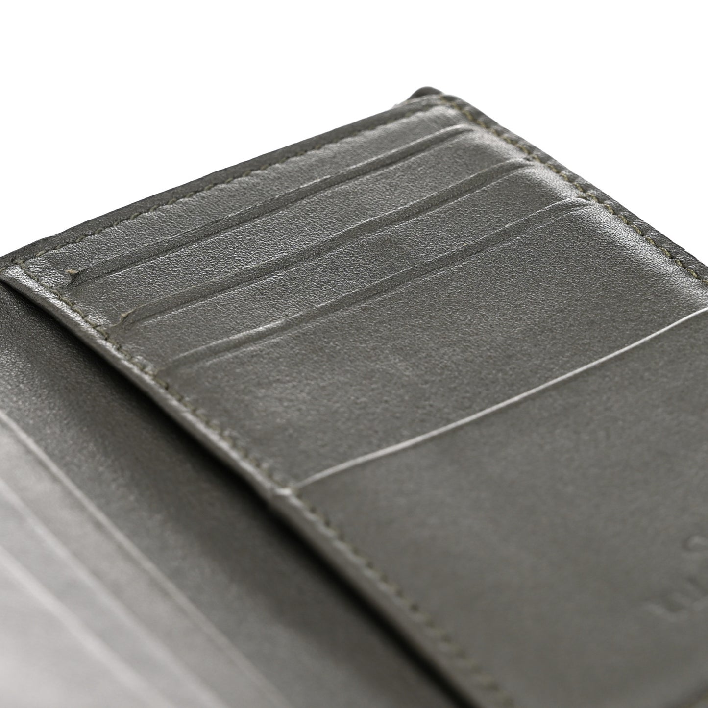 Canvas Rockstud VLTN Bi-Fold Wallet Olive