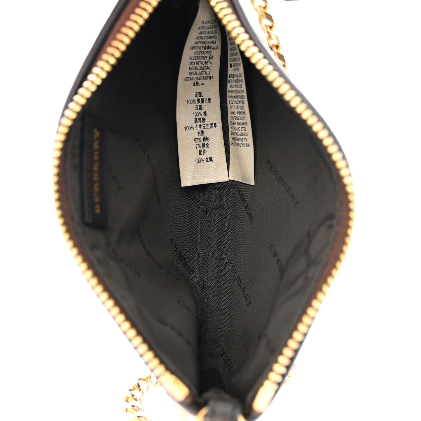 Haymarket Check Clara Pochette Chocolate