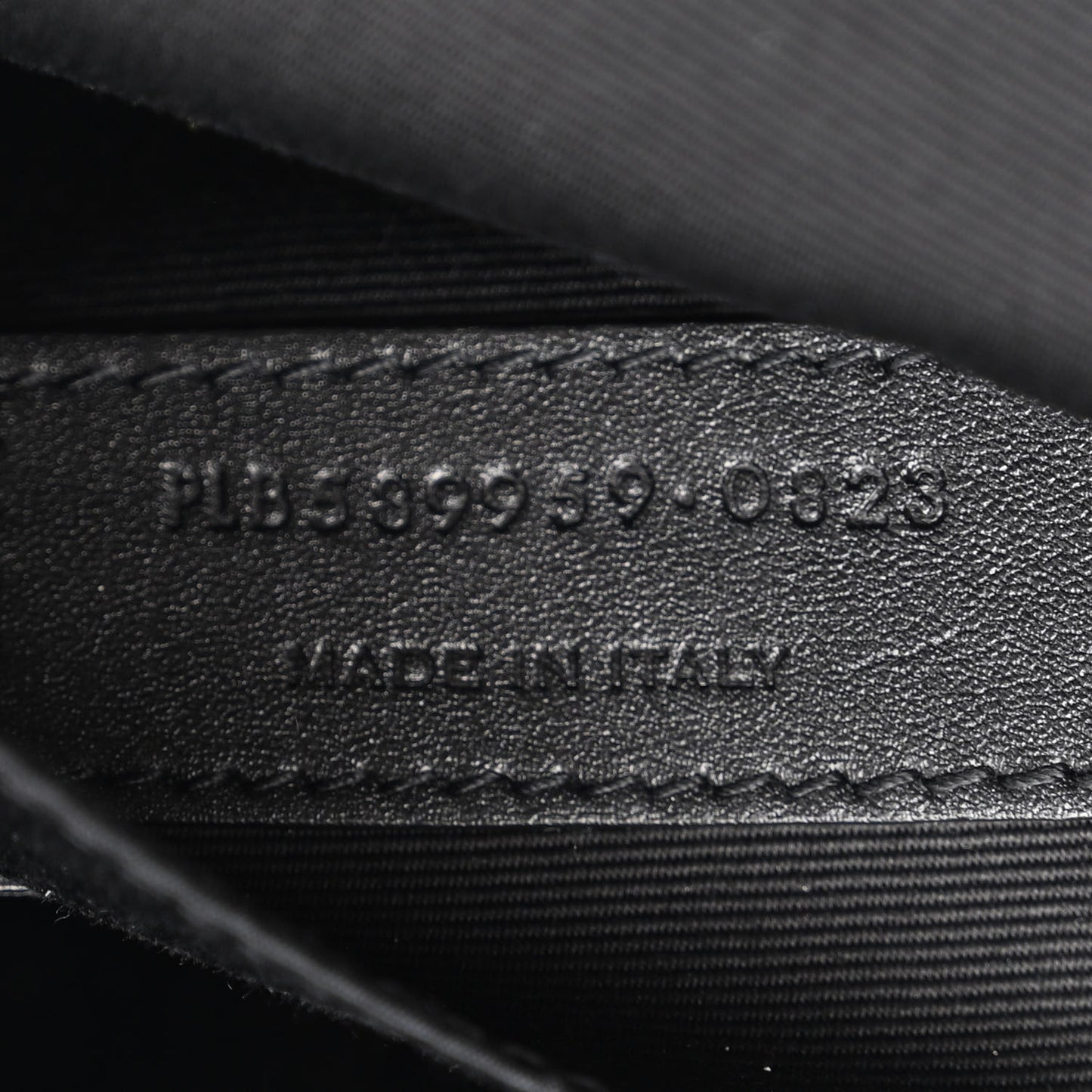 Grain De Poudre Monogram Belt Bag Black