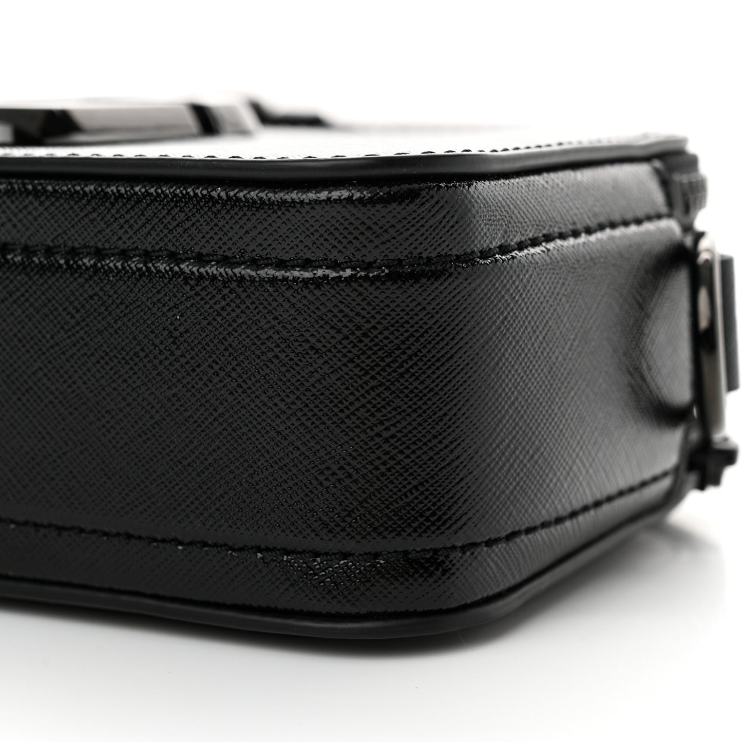 Saffiano Snapshot Camera Bag Black