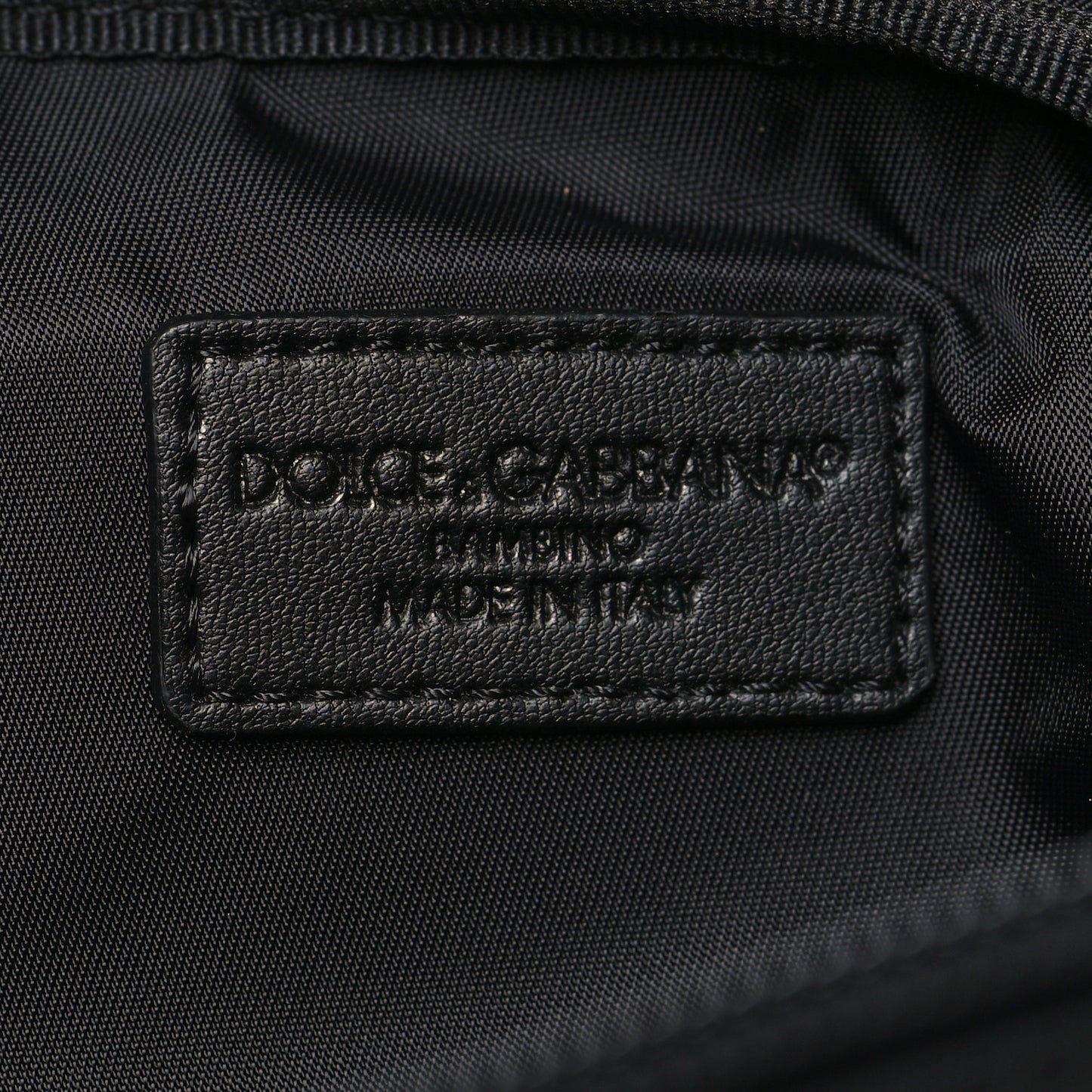 Nylon Logo Belt Bag Black