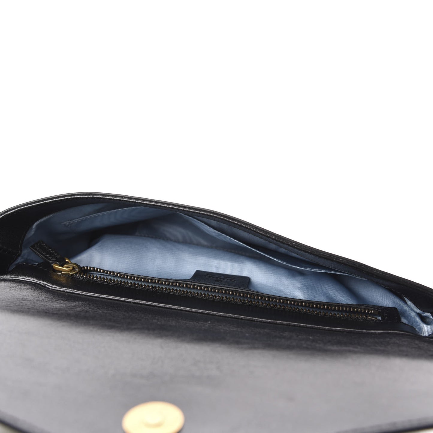 Calfskin Diagonal GG Medium Thiara Double Envelope Shoulder Bag Emerald Green Black