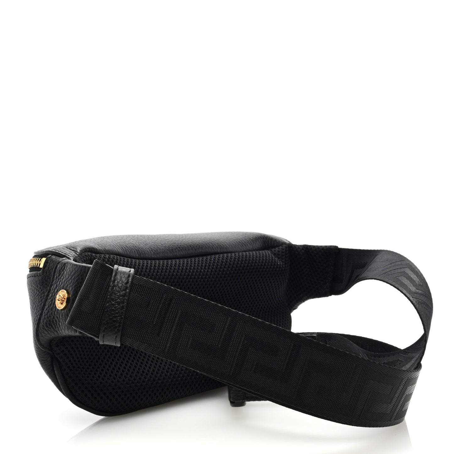Grained Calfskin Vanitas Medea Belt Bag Black